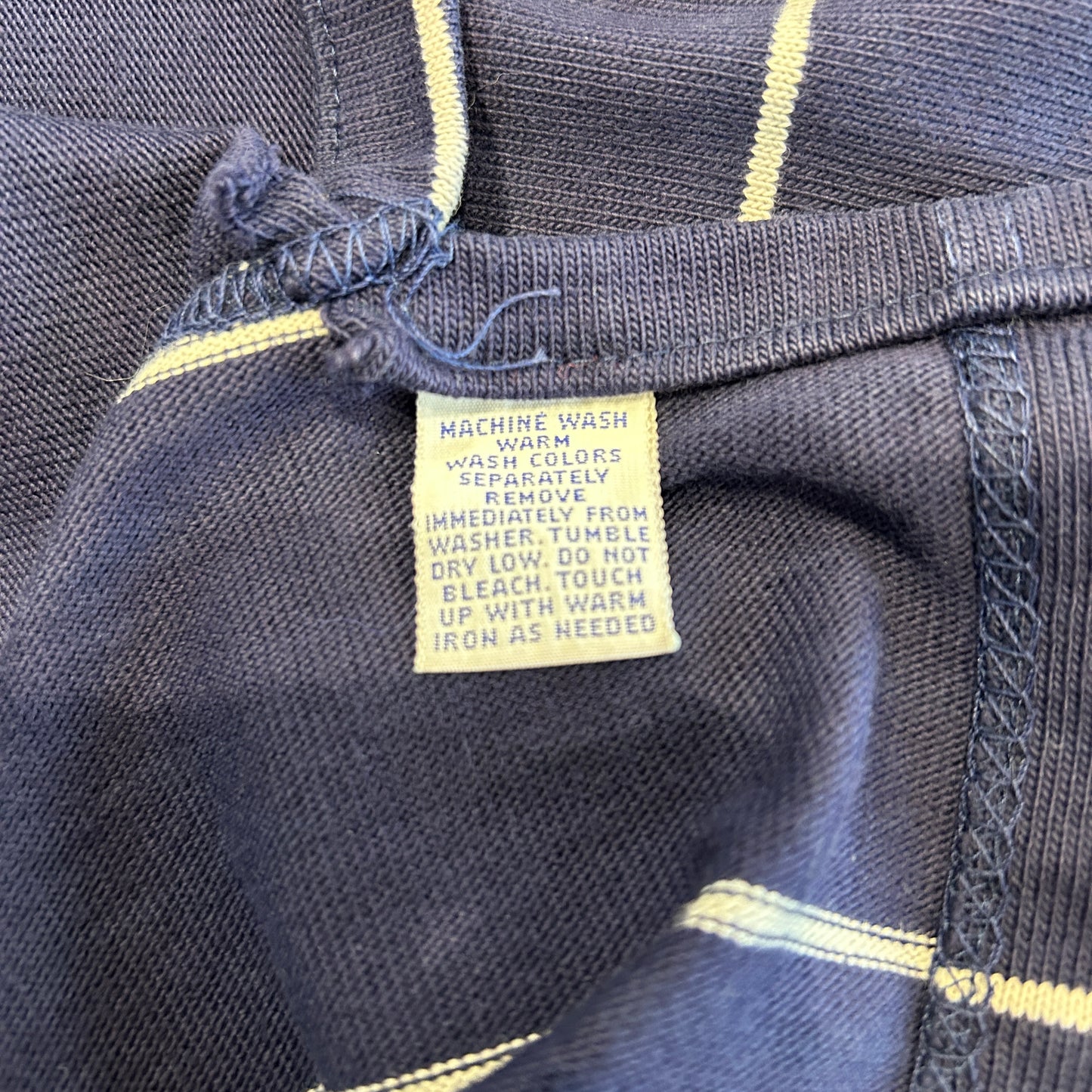90's Polo Ralph Lauren ラルフ ヘンリーネックカットソー ロンT USA製(L)/A5677T-SO