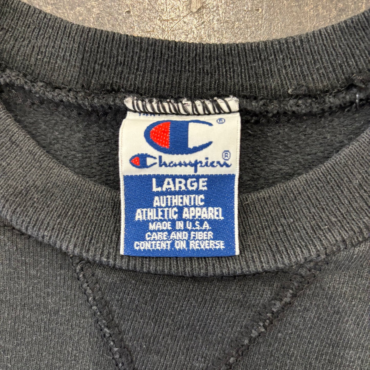 90's Champion BOSTON U カレッジ スウェット 黒 L /B3043S-SO