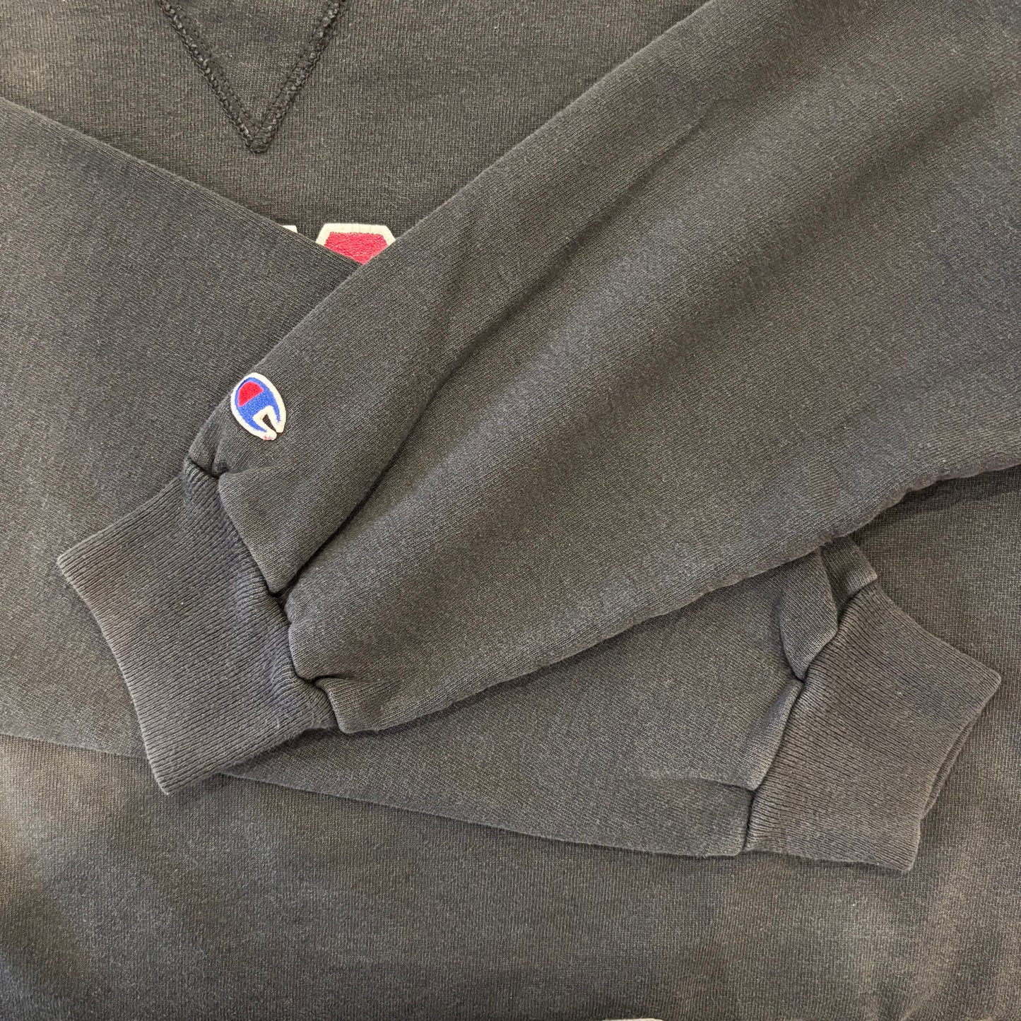 90's Champion BOSTON U カレッジ スウェット 黒 L /B3043S-SO