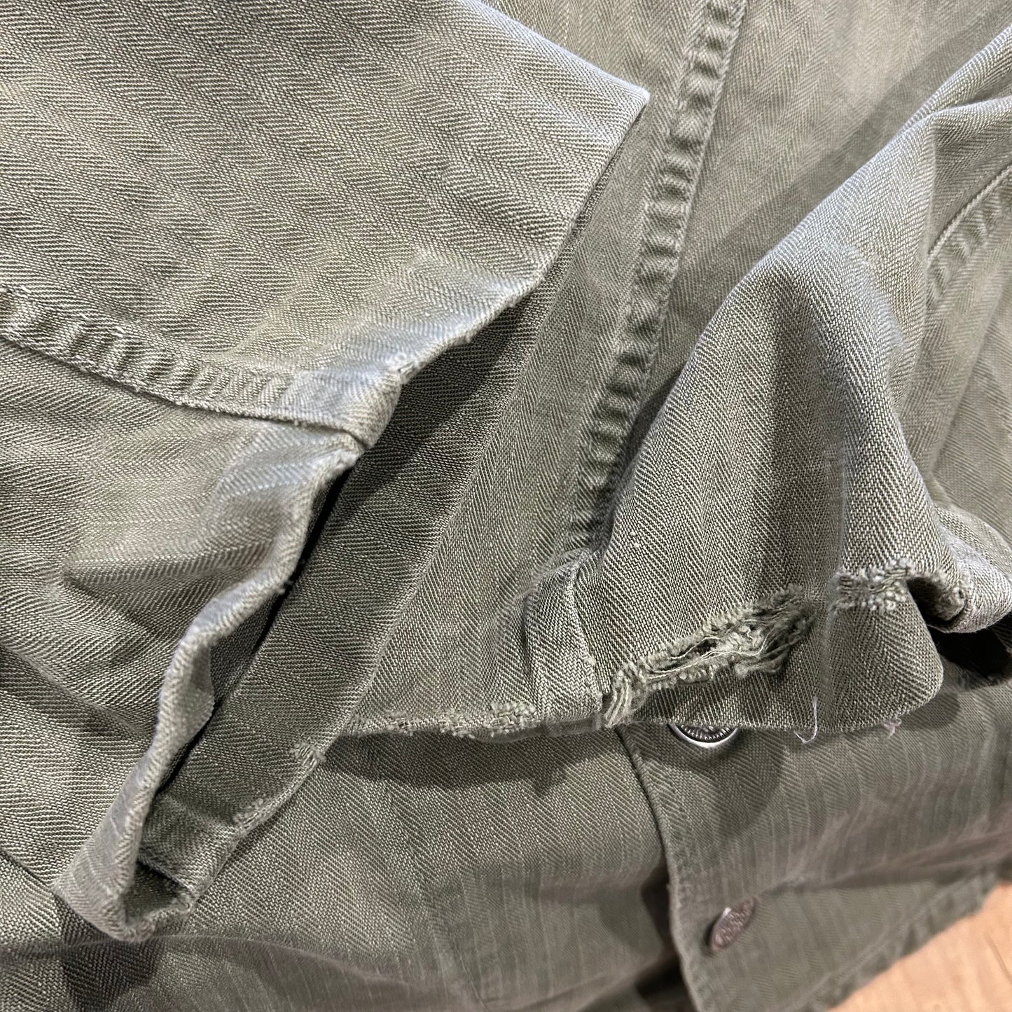 40's U.S.ARMY M-47HBT ジャケット ヘリンボーン(サイズ不明)A5949J-SO