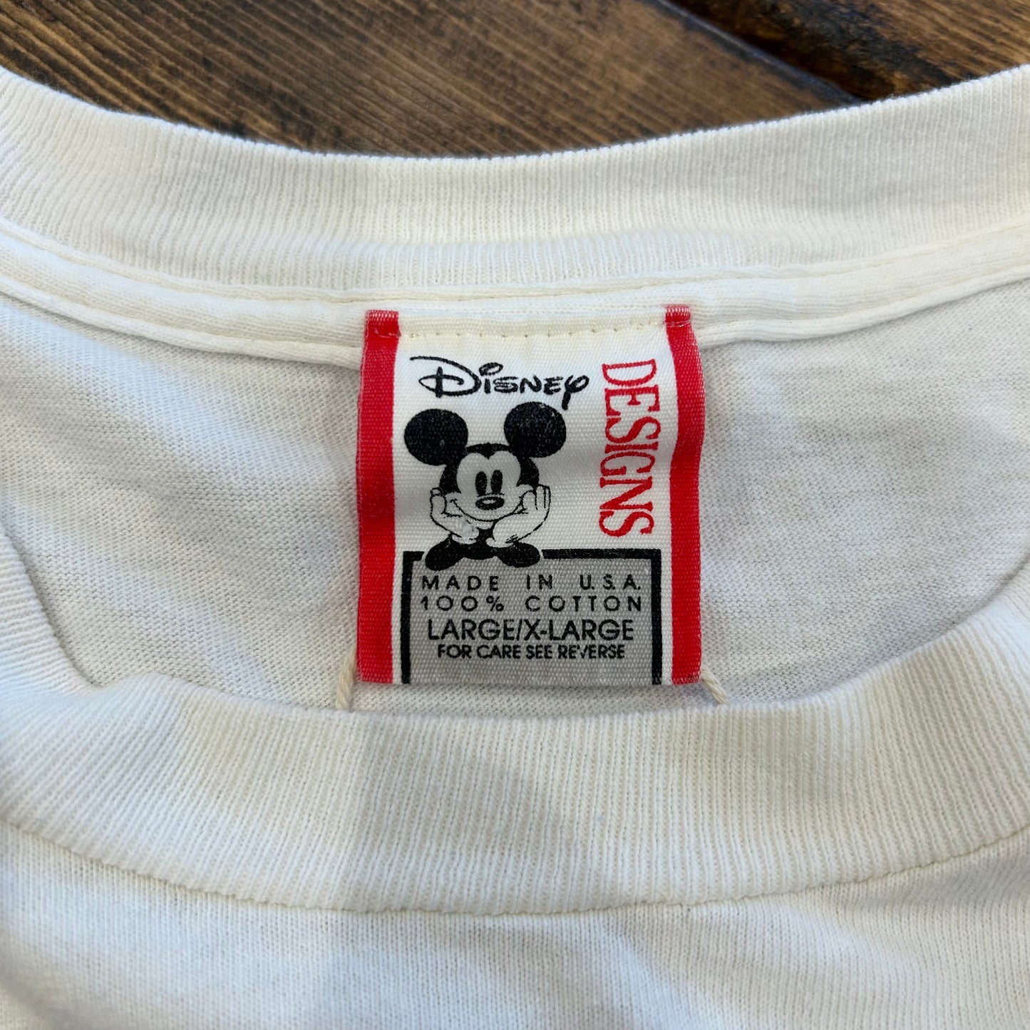 90's Disney DESIGNS ライオンキング "HAKUNA MATATA" Tシャツ オフホワイト(L/XL)/A6542T-SO