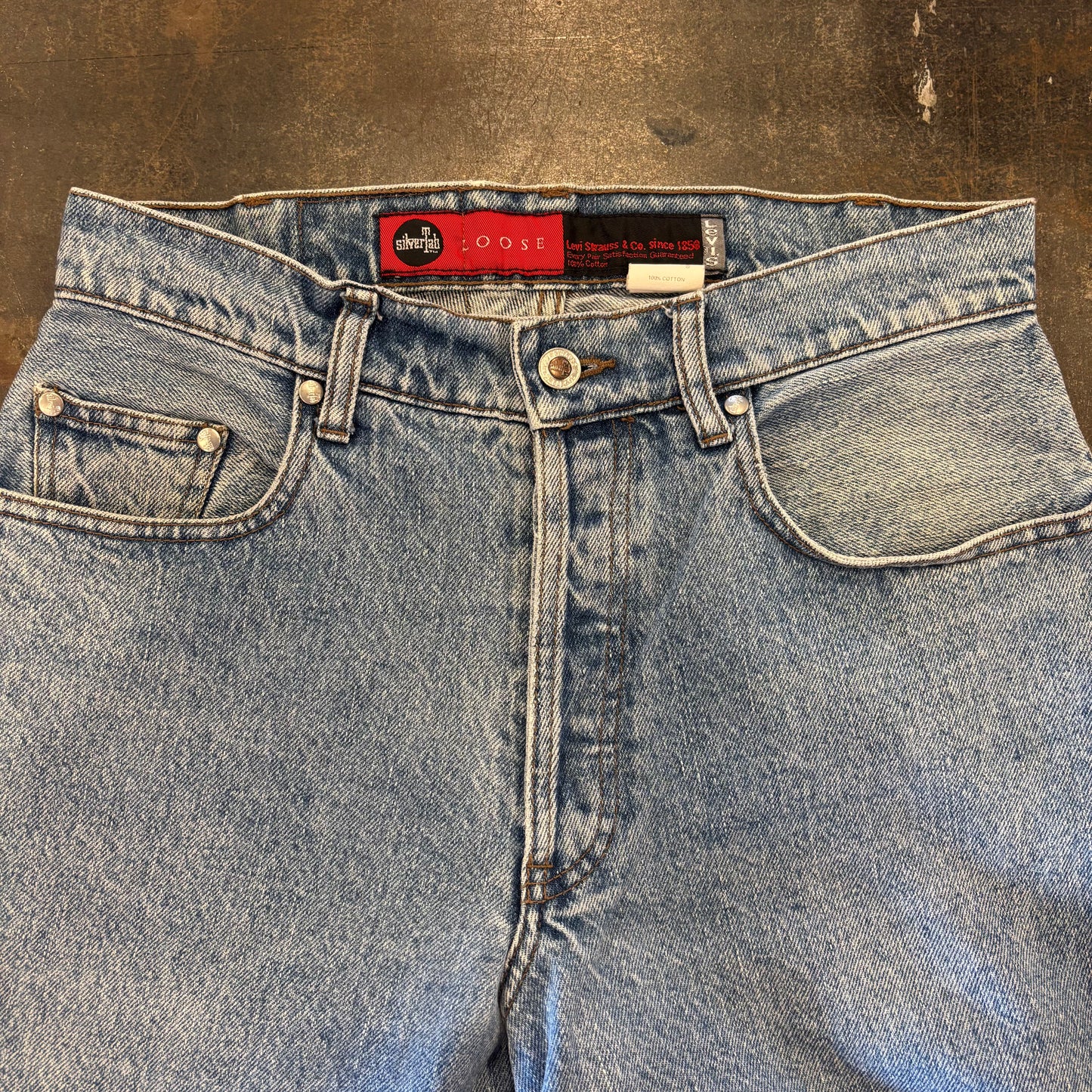90's Levi's Silver Tab デニムパンツ ブルー (W30×L30)/B1756P-SO
