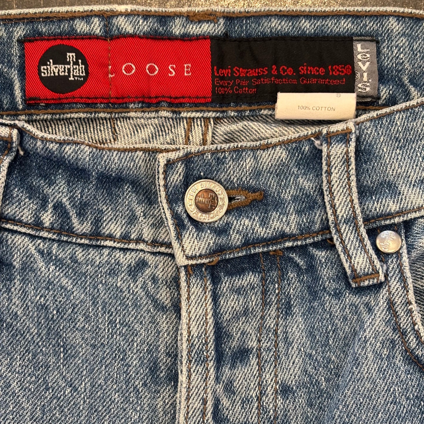 90's Levi's Silver Tab デニムパンツ ブルー (W30×L30)/B1756P-SO