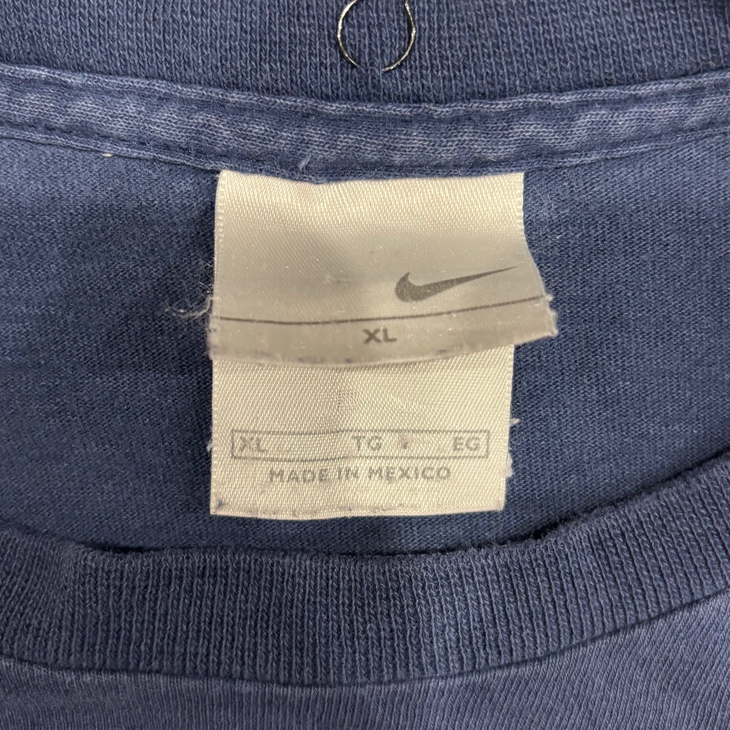 00's NIKE ナイキ ロングTシャツ 紺 (XL)/B3044T-SO