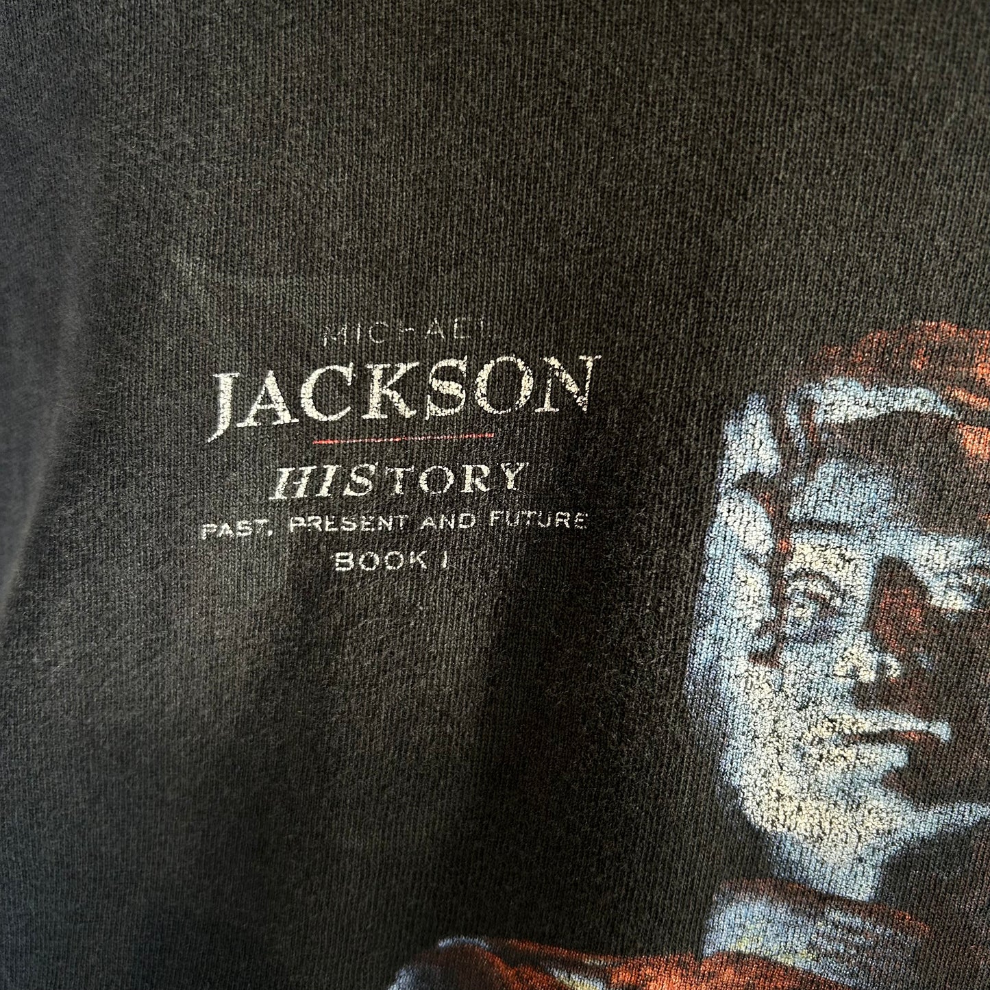 90's Michael Jackson "HISTORY PAST,PRESENT AND FUTURE BOOK1"Tシャツ 黒(XL)/A6677T-SO