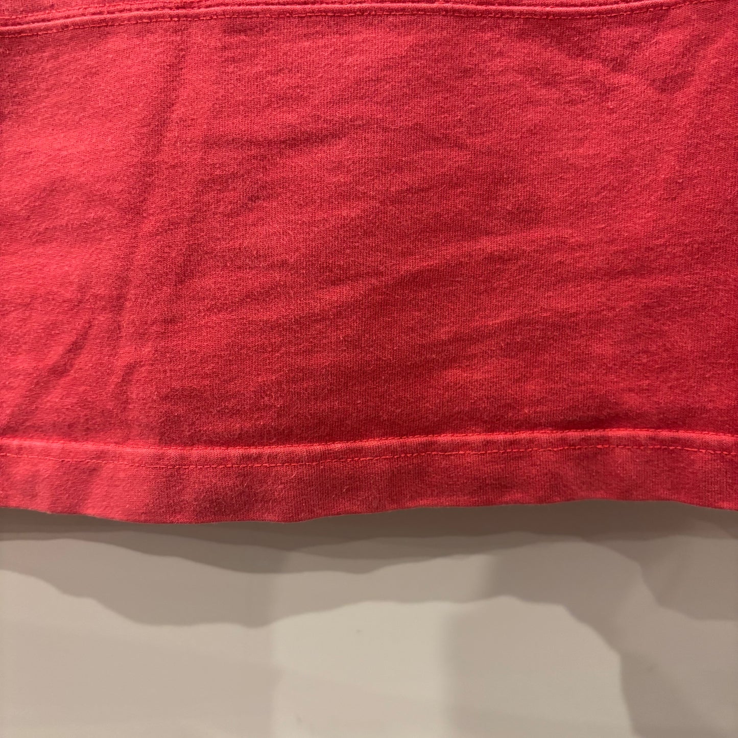 90-00's Polo by Ralph Lauren デニム襟 ラルフローレン ラガーシャツ コーラルレッド (L)/B4003S-SO