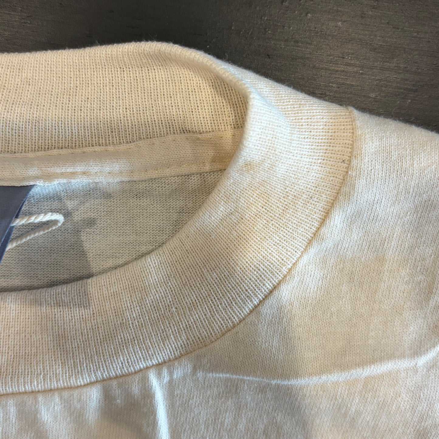 90's 3D EMBLEM 無地 ロングTシャツ 白 (L)/A2977T-SO