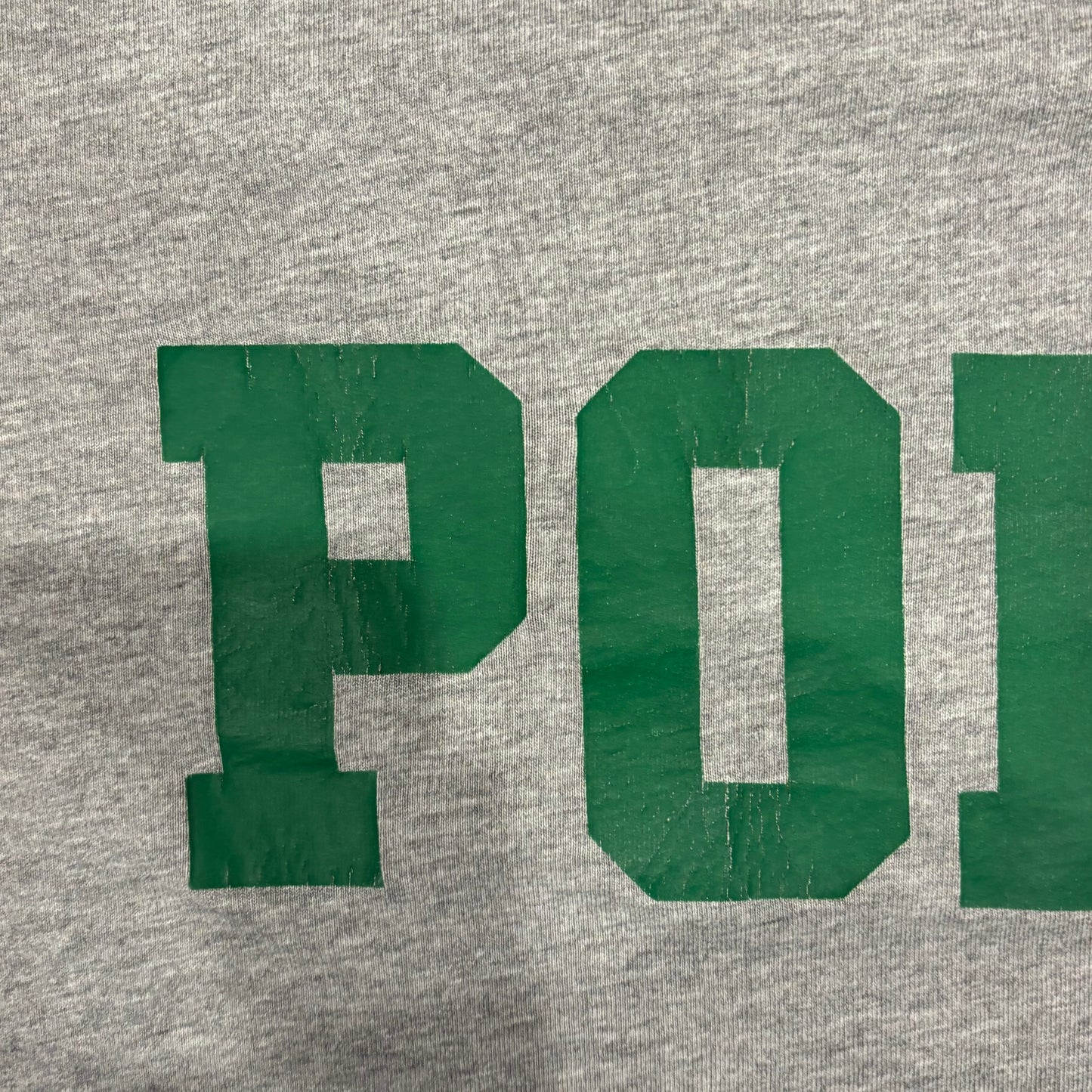 00's Polo Ralph Lauren POLO ロゴTシャツ グレー (L)/A7579T-SO
