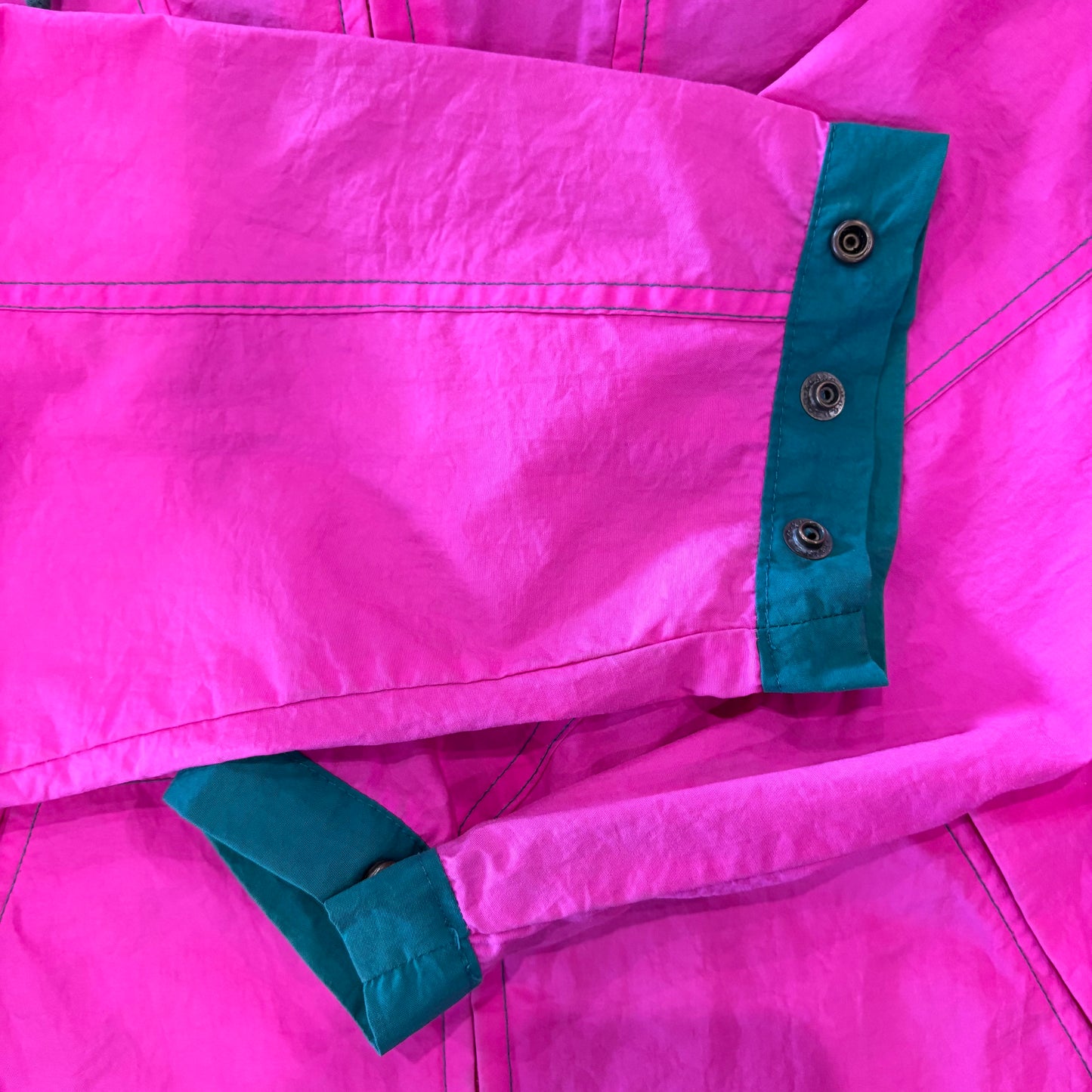 90's GAP ナイロンジップパーカー ピンク M /A1277J-SO