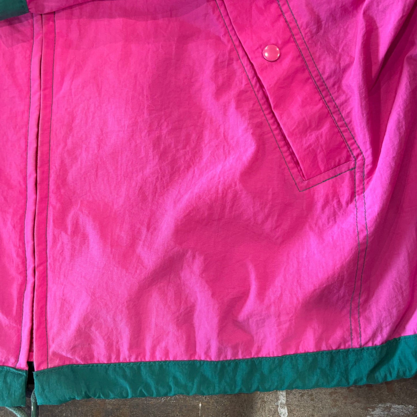90's GAP ナイロンジップパーカー ピンク M /A1277J-SO