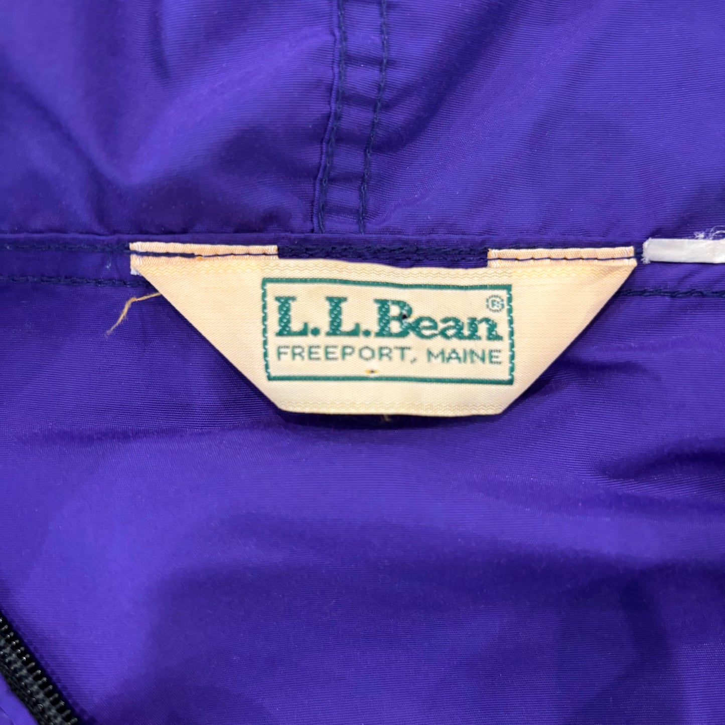90's L.L.Bean アノラックパーカー 紫 サイズ不明 /A0142J-SO
