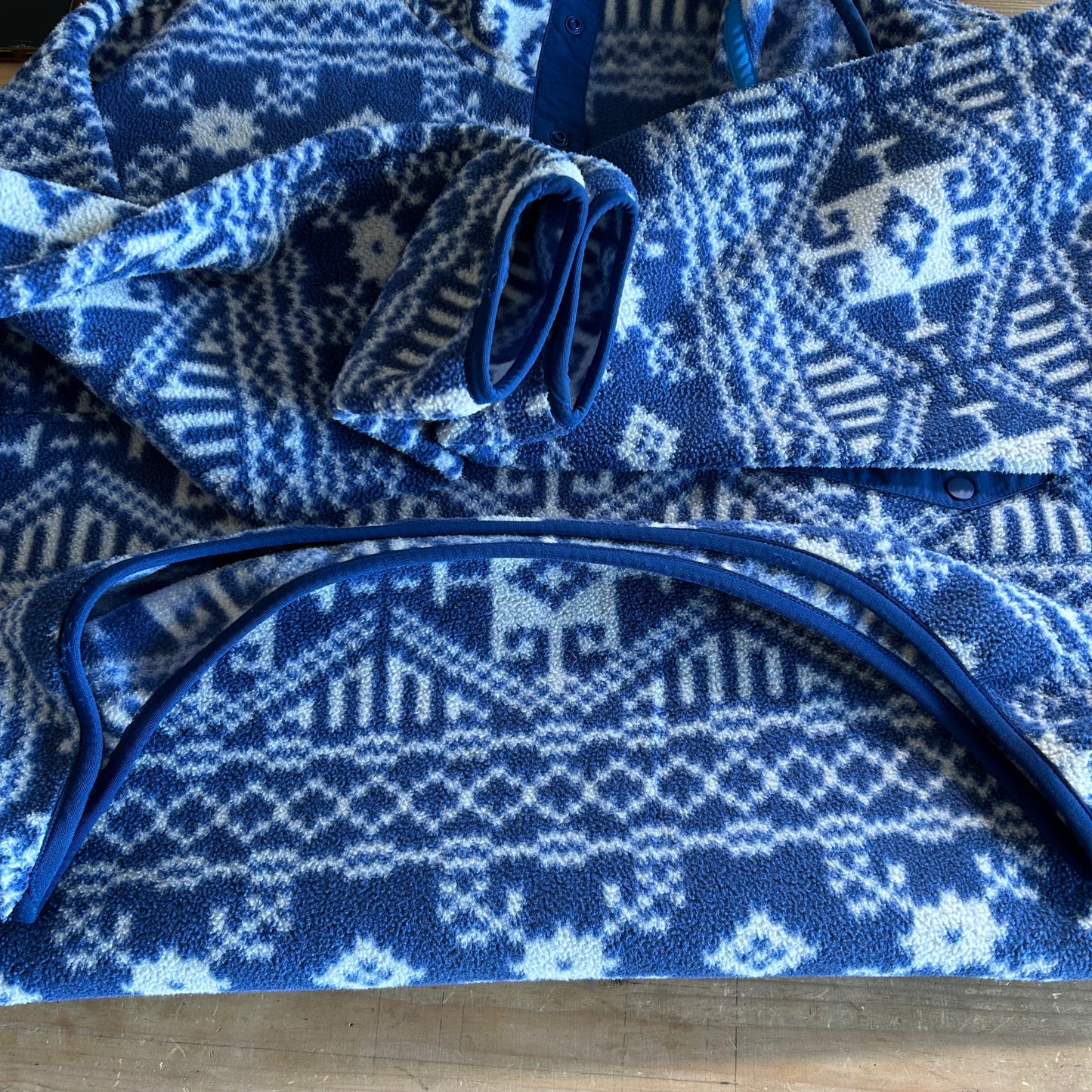 00's Patagonia パタゴニア シンチラスナップT フリースプルオーバー ノルディック柄(XXL)/A0886F-SO