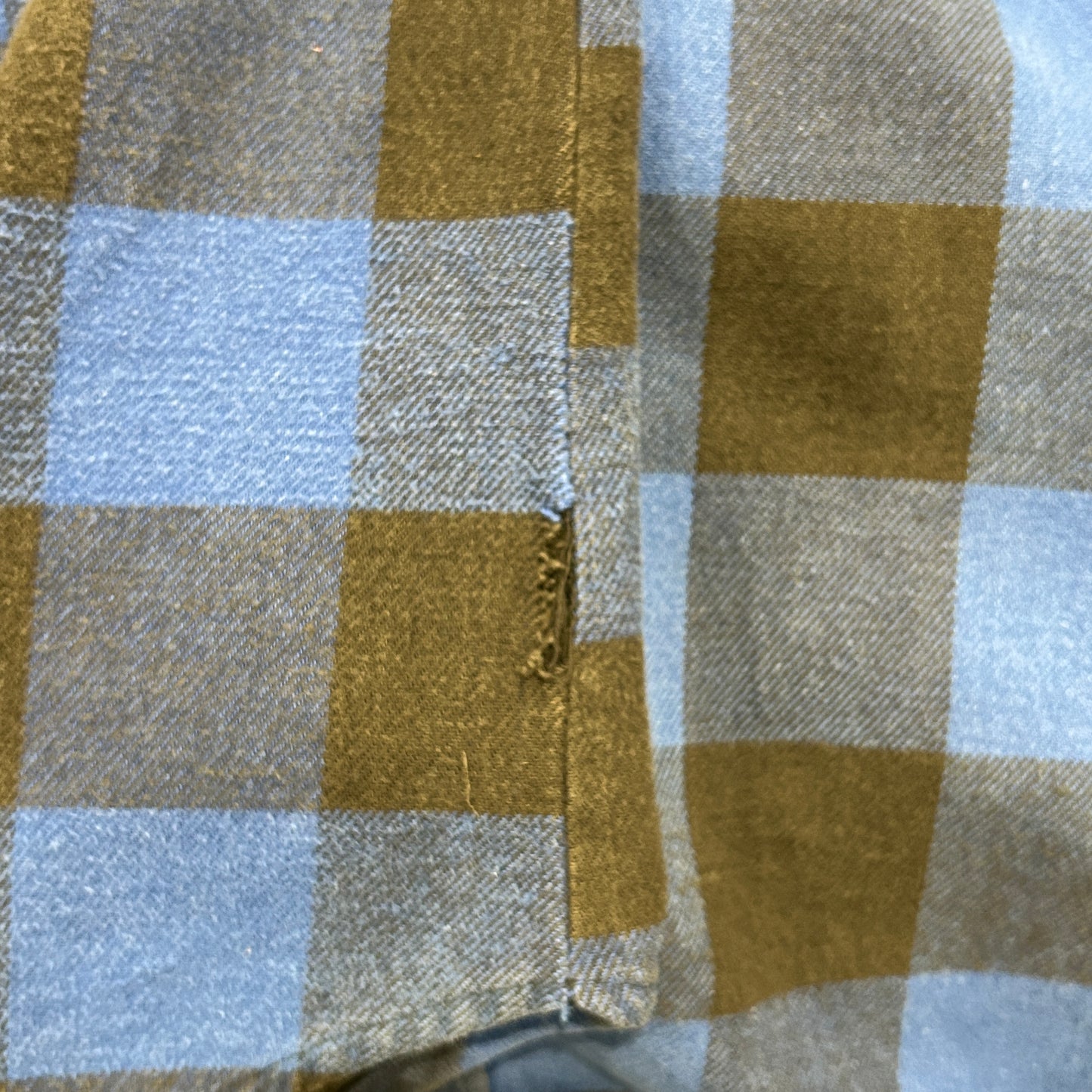 90's Dickies ディッキーズ ネルシャツ バッファローチェック 青黒 (L)/B2913SH-SO