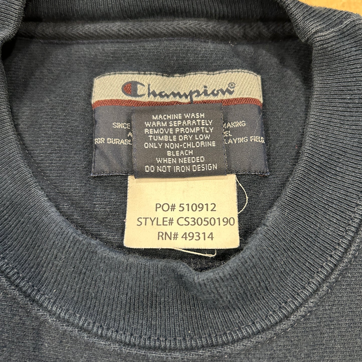00's Champion reverse weave "VILLANOVA" チャンピオン リバースウィーブ ネイビー (XL)/A8160S-SO