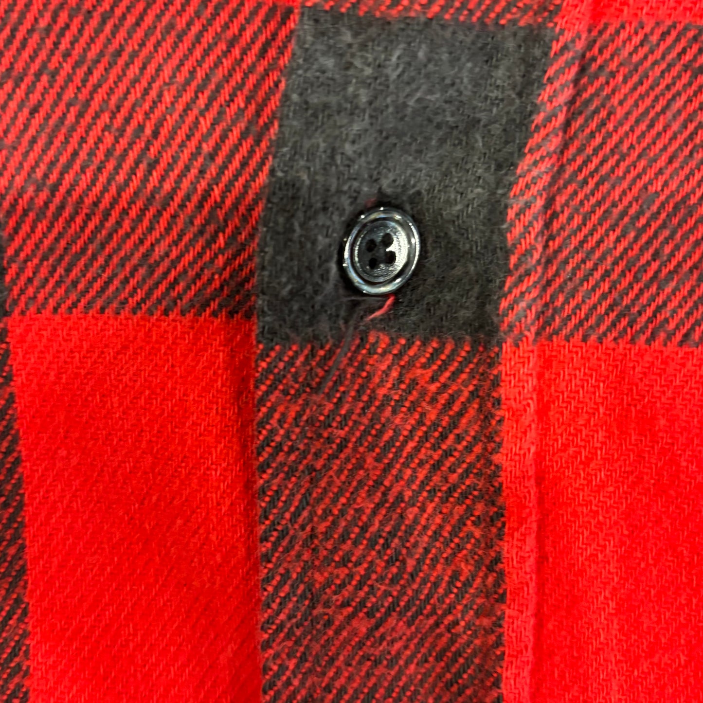 80's ST.JHONES BAY "Big Mac Flannel" フランネルチェックシャツ 赤黒 (L)/B2917SH-SO