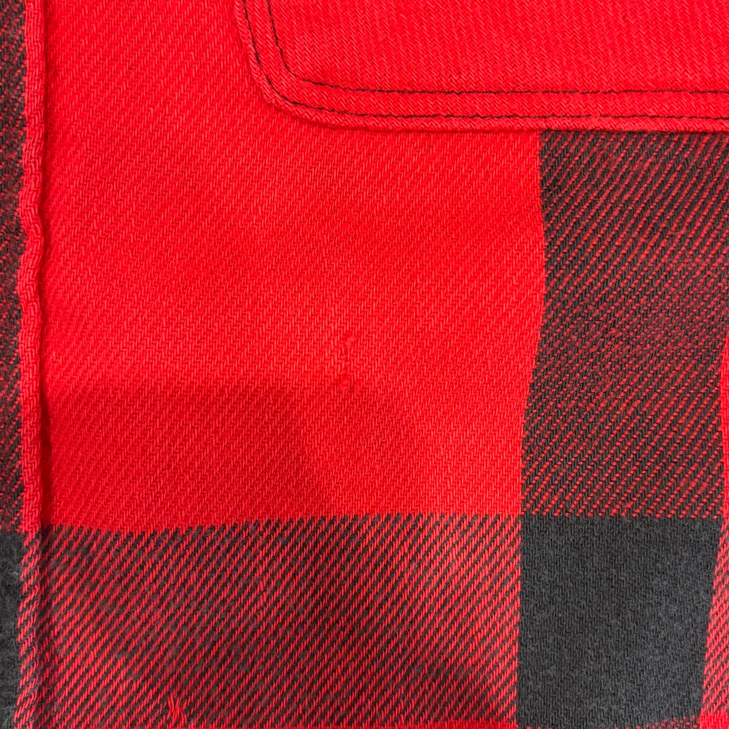 80's ST.JHONES BAY "Big Mac Flannel" フランネルチェックシャツ 赤黒 (L)/B2917SH-SO