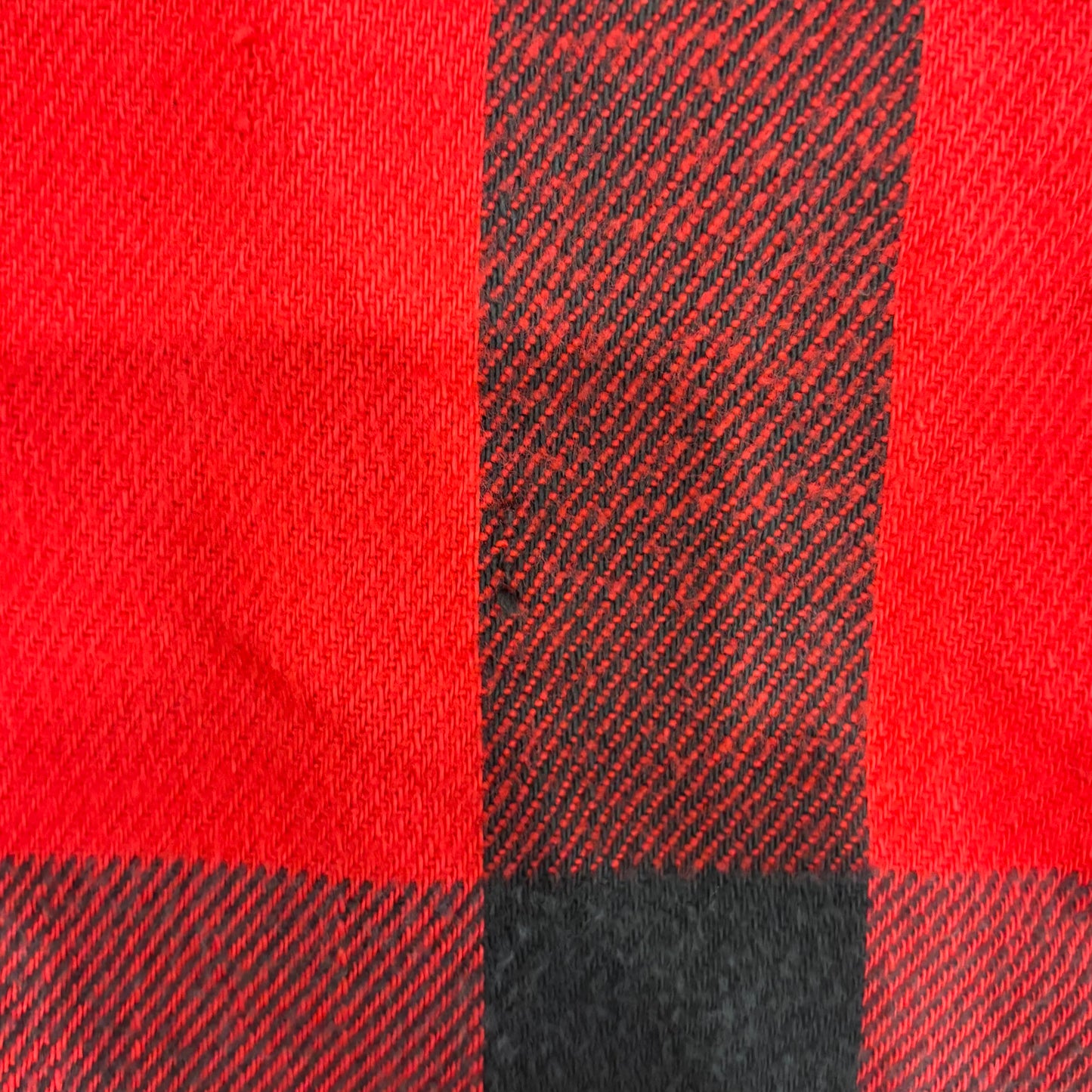 80's ST.JHONES BAY "Big Mac Flannel" フランネルチェックシャツ 赤黒 (L)/B2917SH-SO