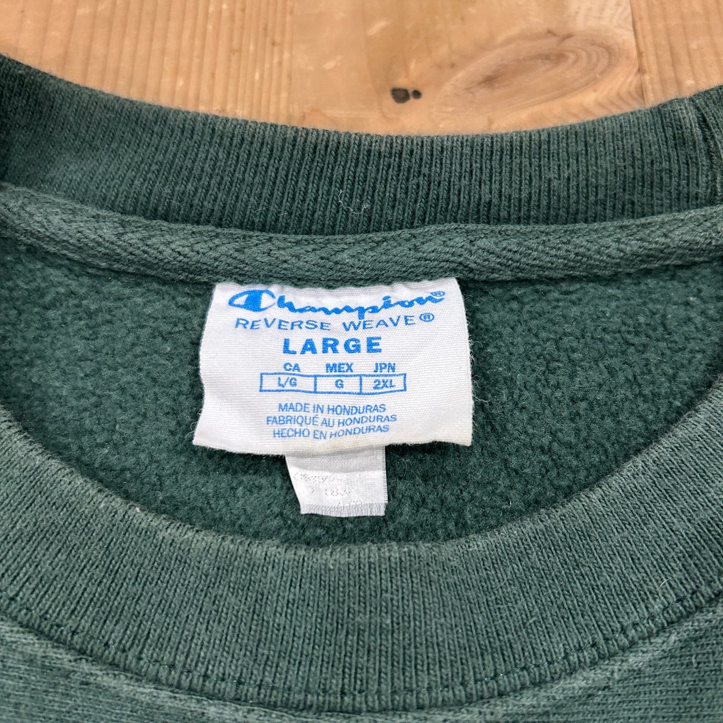 00's champion reverse weave "GEORGIA COLLEGE" チャンピオン リバースウィーブ グリーン (L)/A8089S-SO