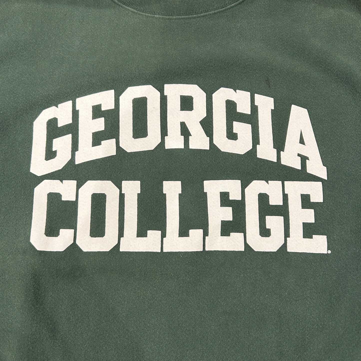 00's champion reverse weave "GEORGIA COLLEGE" チャンピオン リバースウィーブ グリーン (L)/A8089S-SO