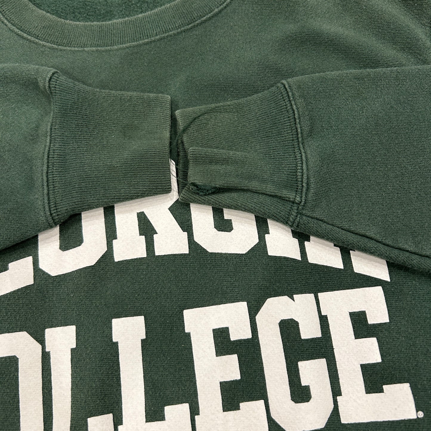 00's champion reverse weave "GEORGIA COLLEGE" チャンピオン リバースウィーブ グリーン (L)/A8089S-SO