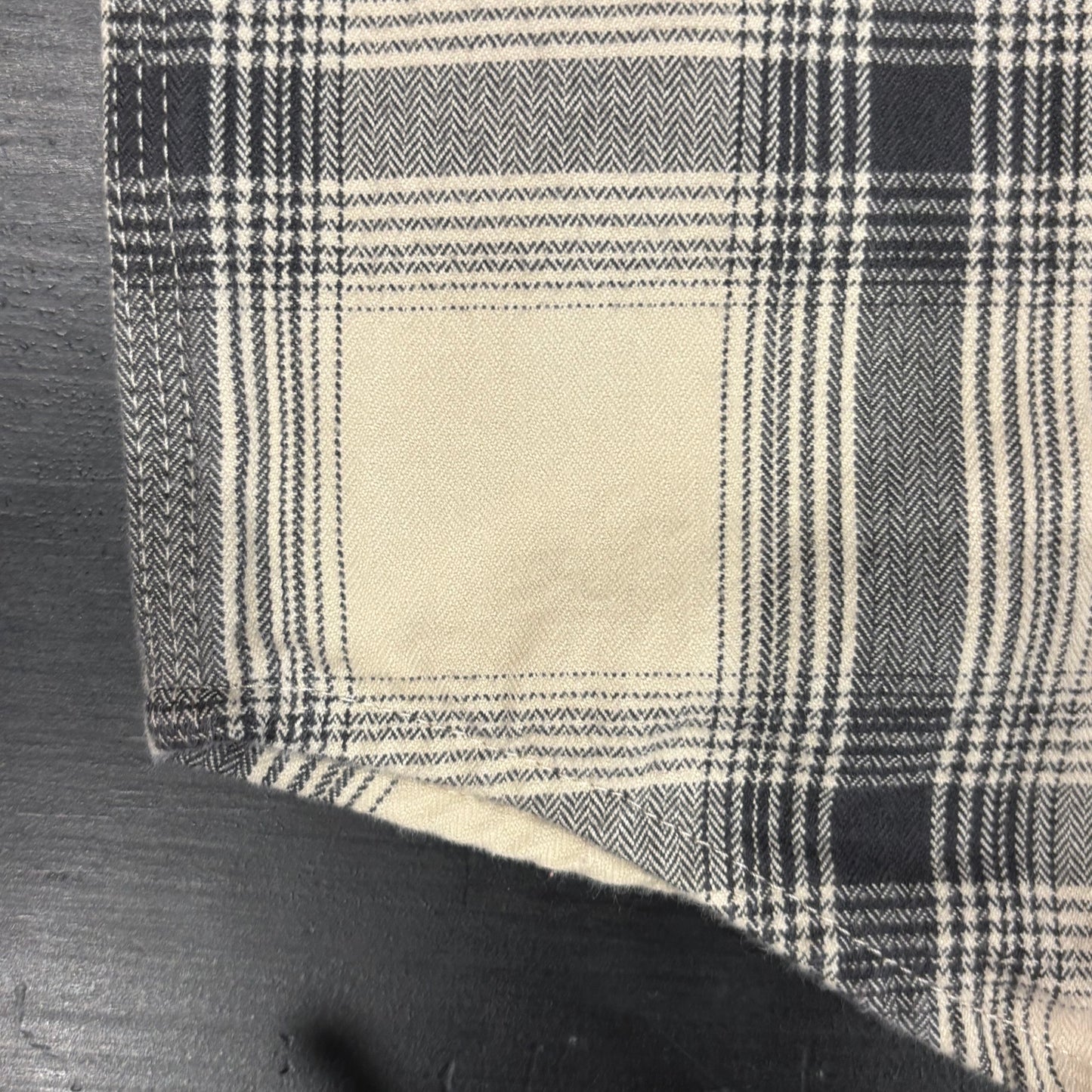 00's Carhartt カーハート フランネルシャツ 白黒灰 (M)/A7948SH-SO