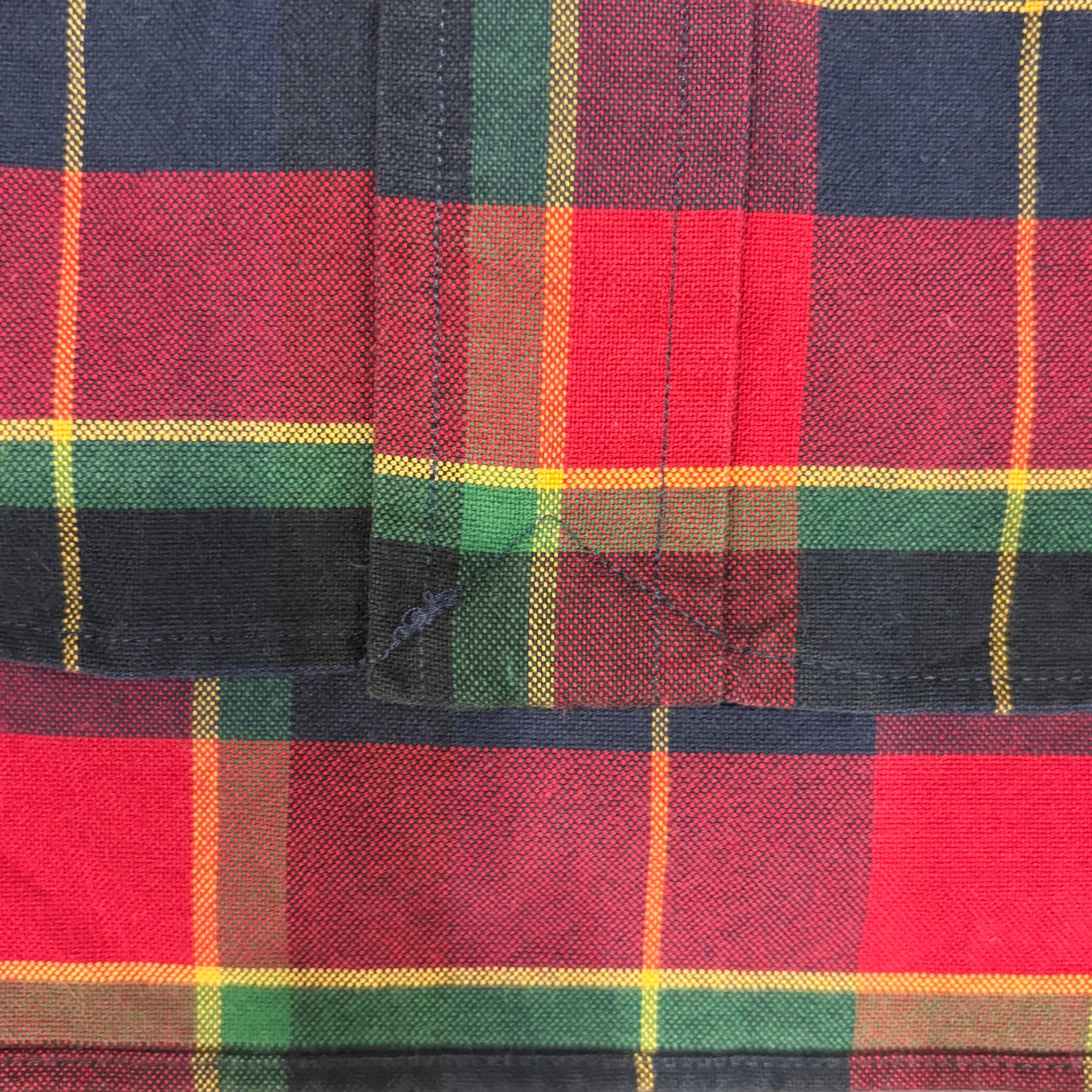 00's Ralph Lauren ラルフローレン チェックシャツ 赤黄緑紺 (XL)/A7669SH-SO