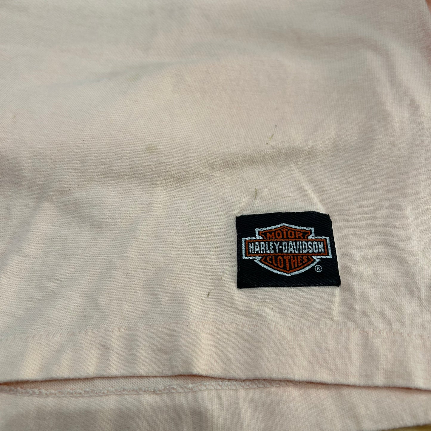 90's HARLEY DAVIDSON "COLBOCH Morristown Tenn" Tシャツ ピンク (不明)/A6487T-SO