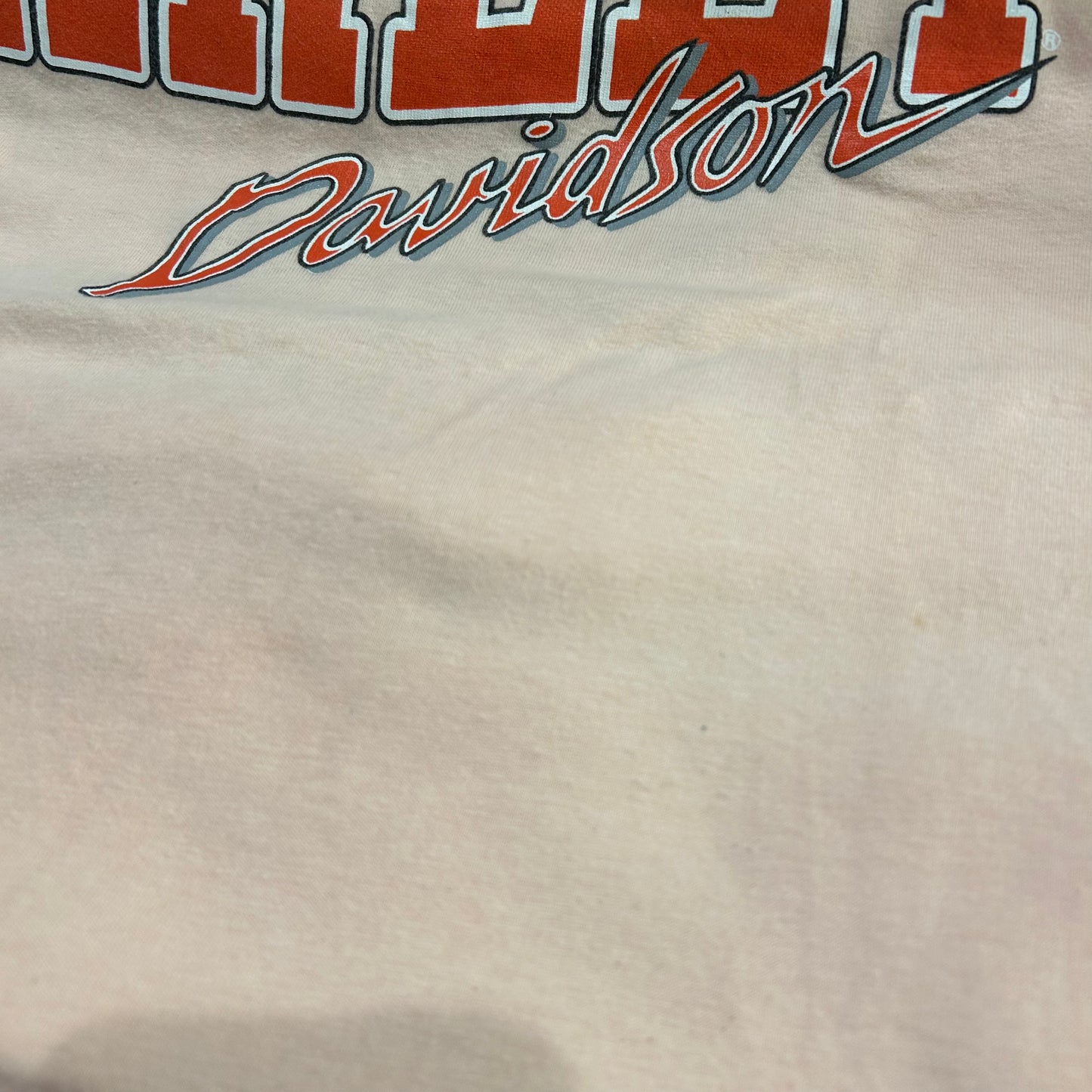 90's HARLEY DAVIDSON "COLBOCH Morristown Tenn" Tシャツ ピンク (不明)/A6487T-SO