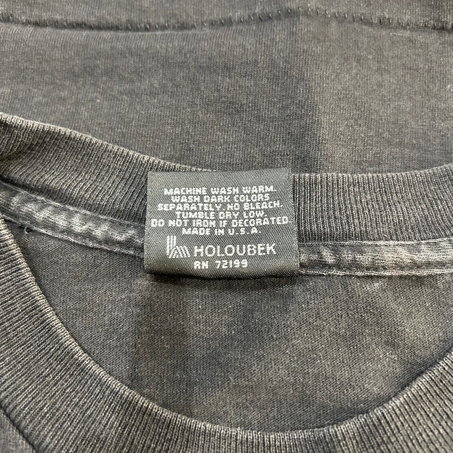 90's HARLEY DAVIDSON "JOHN'S FORTCOLLINS, CO" Tシャツ ブラック (L)/A6981T-SO