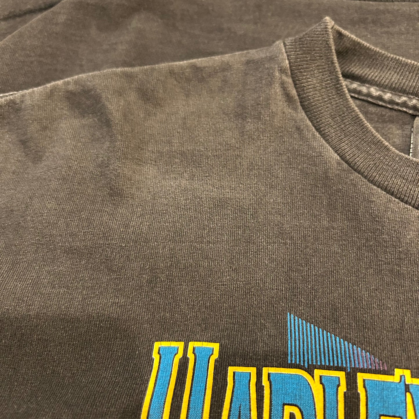 90's HARLEY DAVIDSON "JOHN'S FORTCOLLINS, CO" Tシャツ ブラック (L)/A6981T-SO