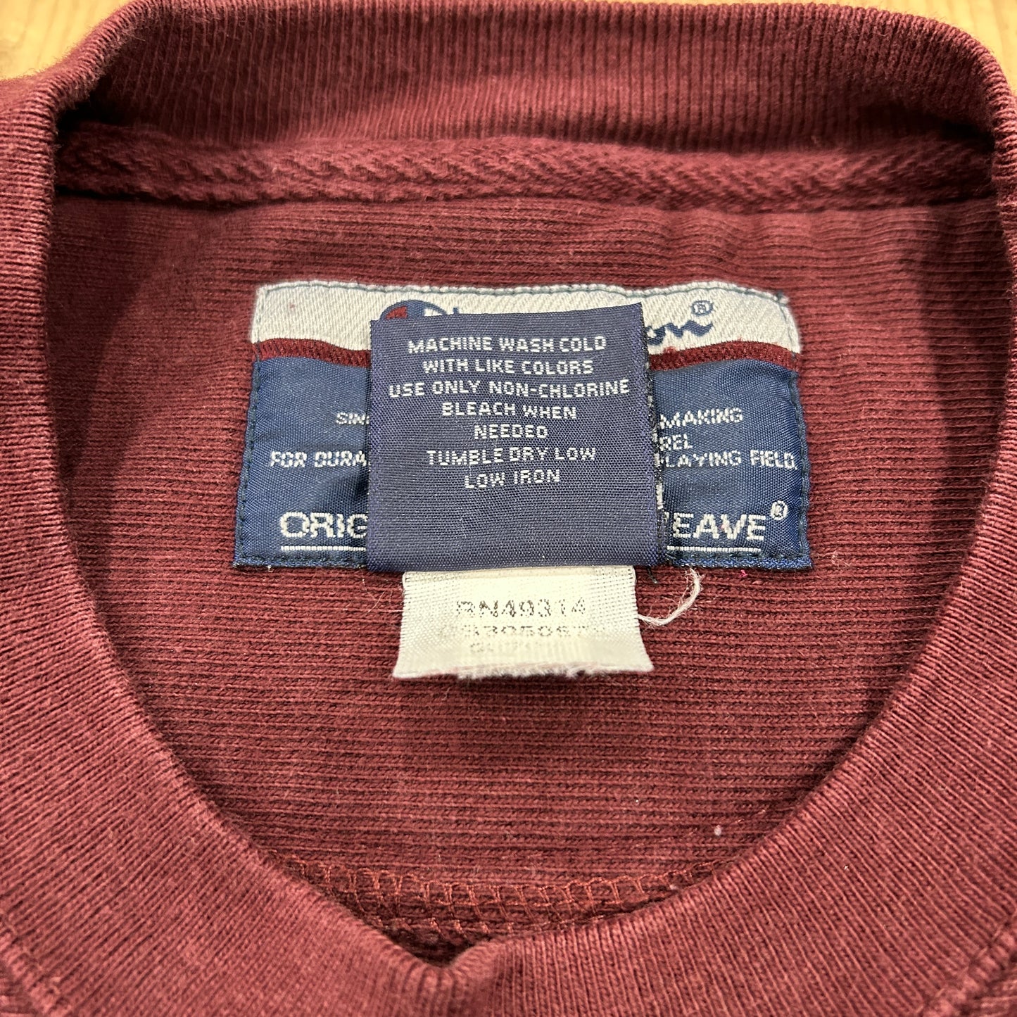00's champion reverse weave "FORDHAM" チャンピオン リバースウィーブ ワインレッド (M)/B3057S-SO