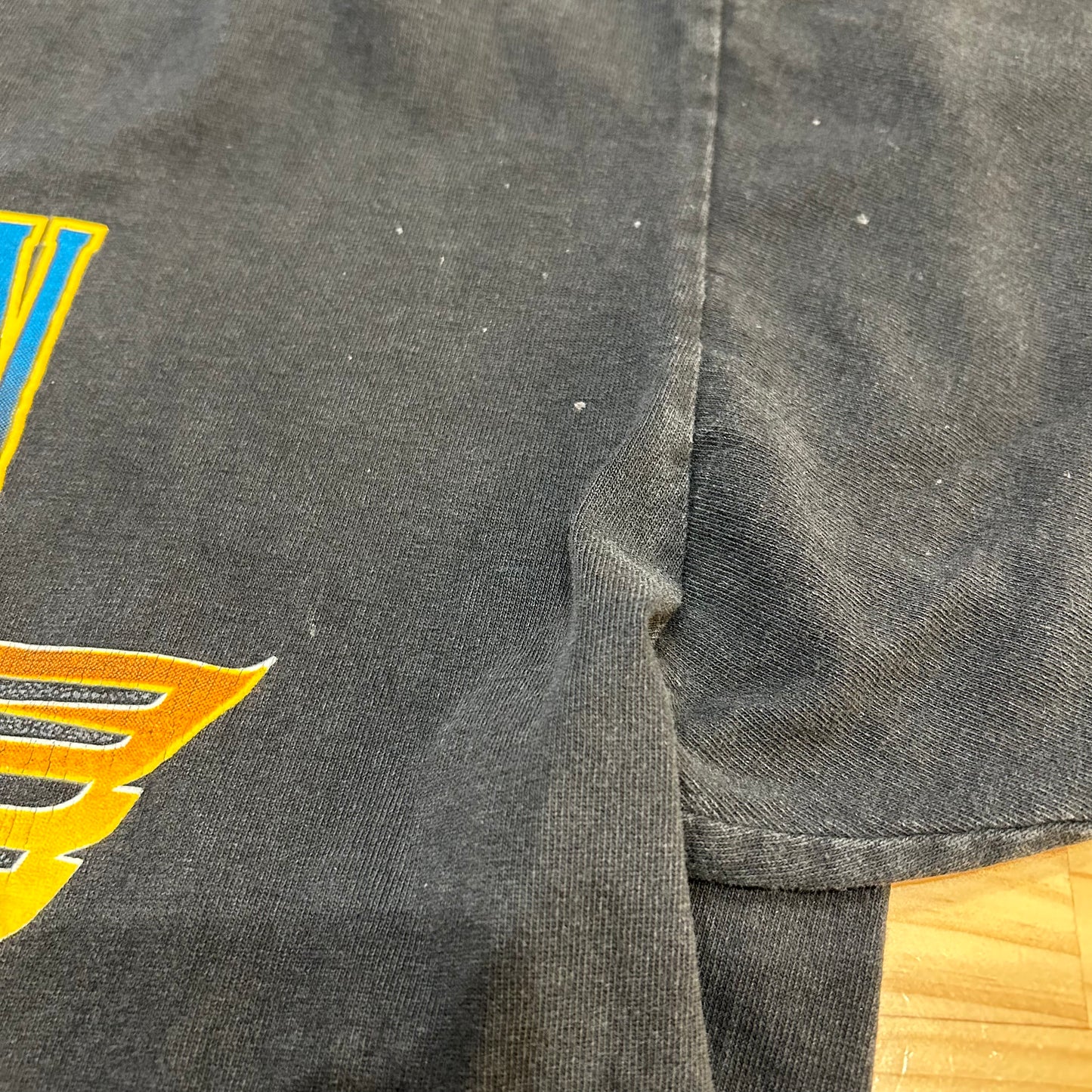 90's HARLEY DAVIDSON "JOHN'S FORTCOLLINS, CO" Tシャツ ブラック (L)/A6981T-SO