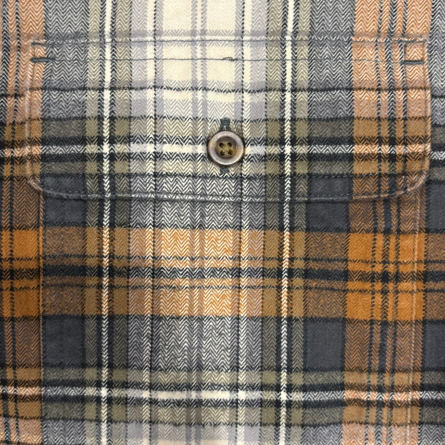 00's Carhartt カーハート チェックシャツ 黒白茶 (L)/A7935SH-SO