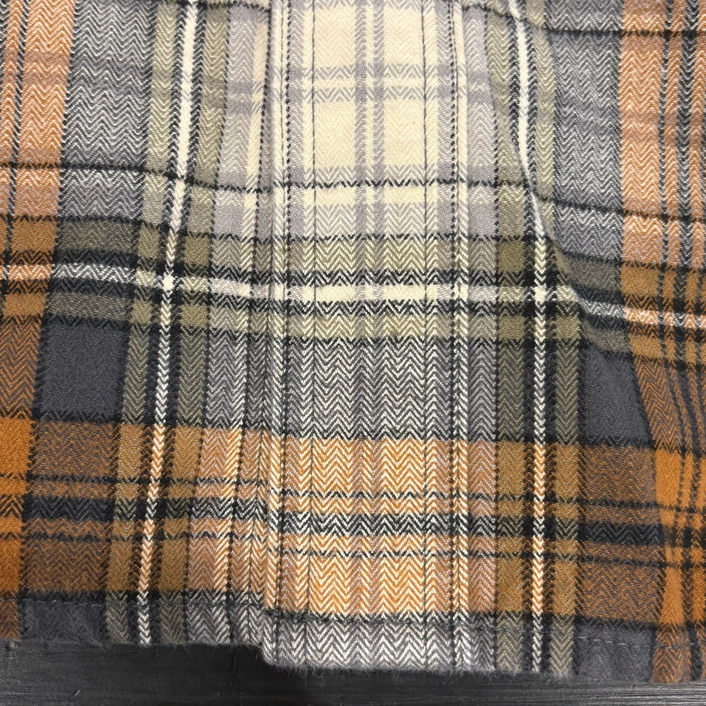 00's Carhartt カーハート チェックシャツ 黒白茶 (L)/A7935SH-SO