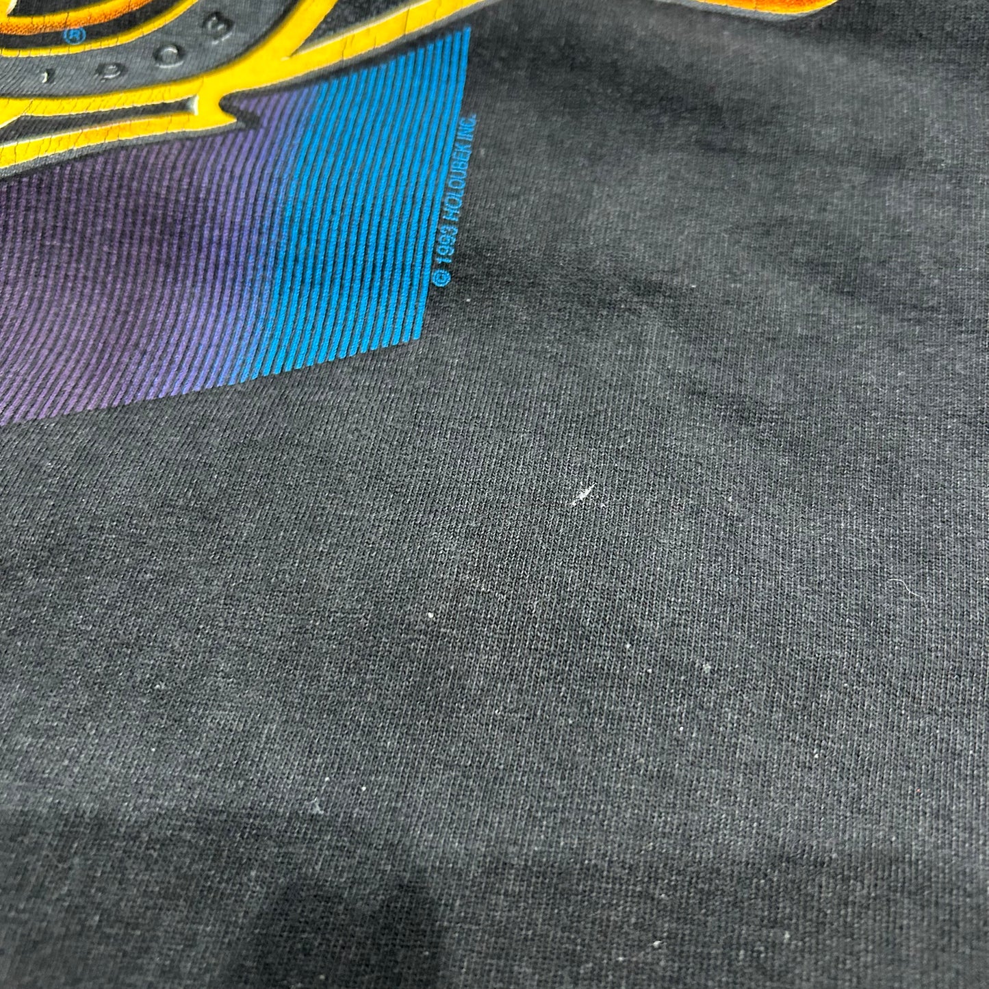90's HARLEY DAVIDSON "JOHN'S FORTCOLLINS, CO" Tシャツ ブラック (L)/A6981T-SO