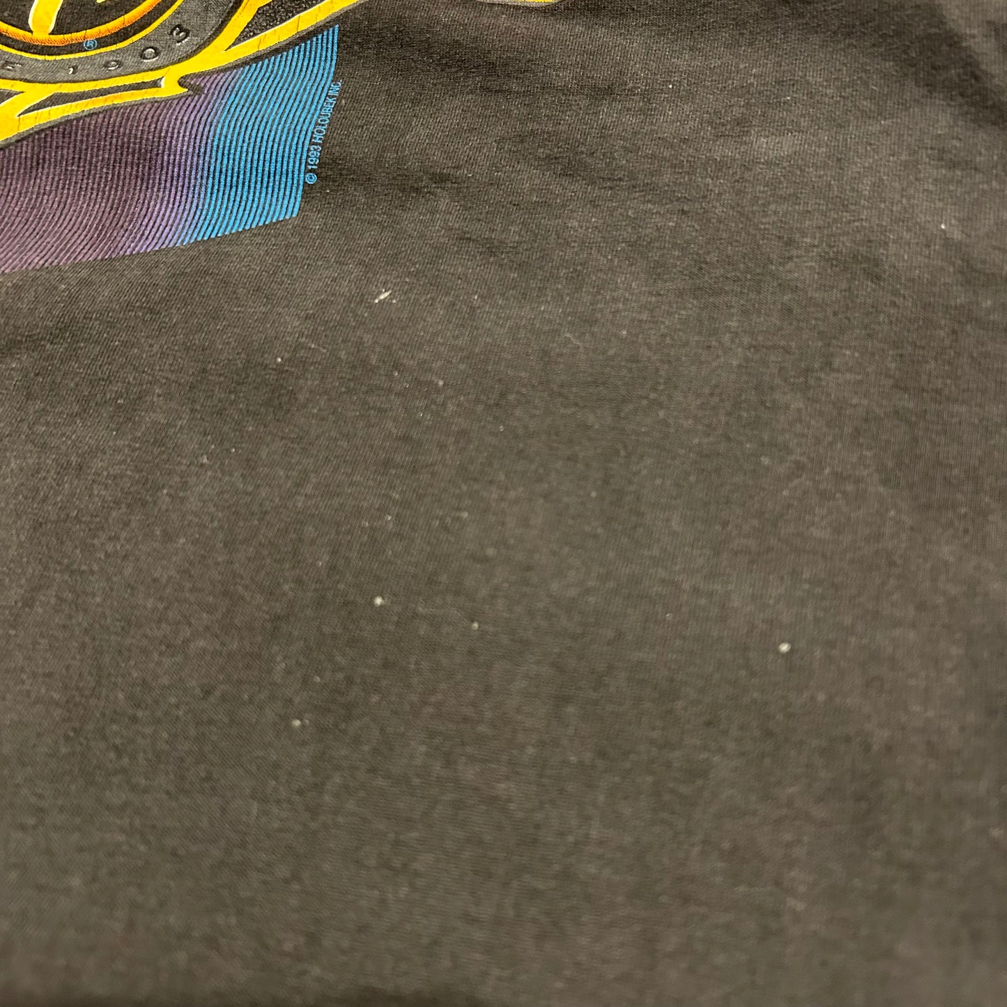 90's HARLEY DAVIDSON "JOHN'S FORTCOLLINS, CO" Tシャツ ブラック (L)/A6981T-SO
