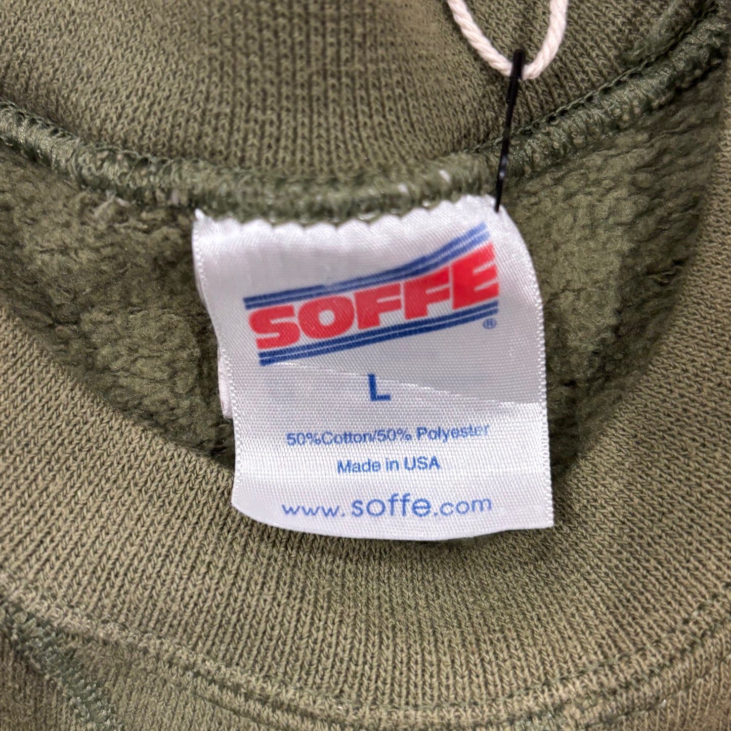 90's Soffe USMC ミリタリースウェット カーキ (L)/A7937S-SO