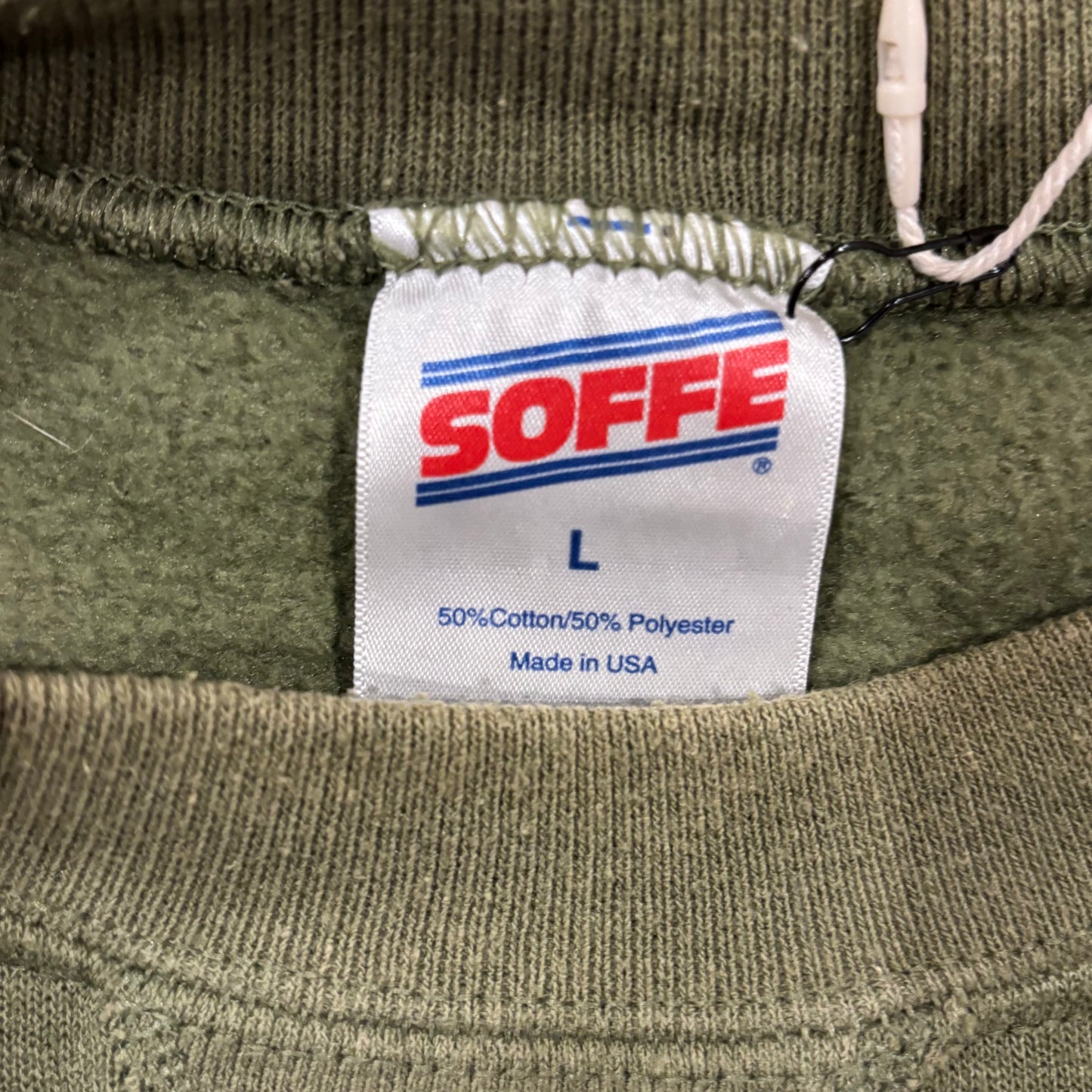 90's Soffe USMC ミリタリースウェット カーキ (L)/A7939S-SO