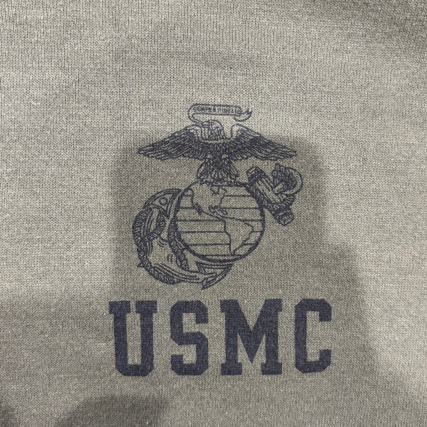 90's USMC ミリタリースウェット カーキ (XL)/A7941S-SO