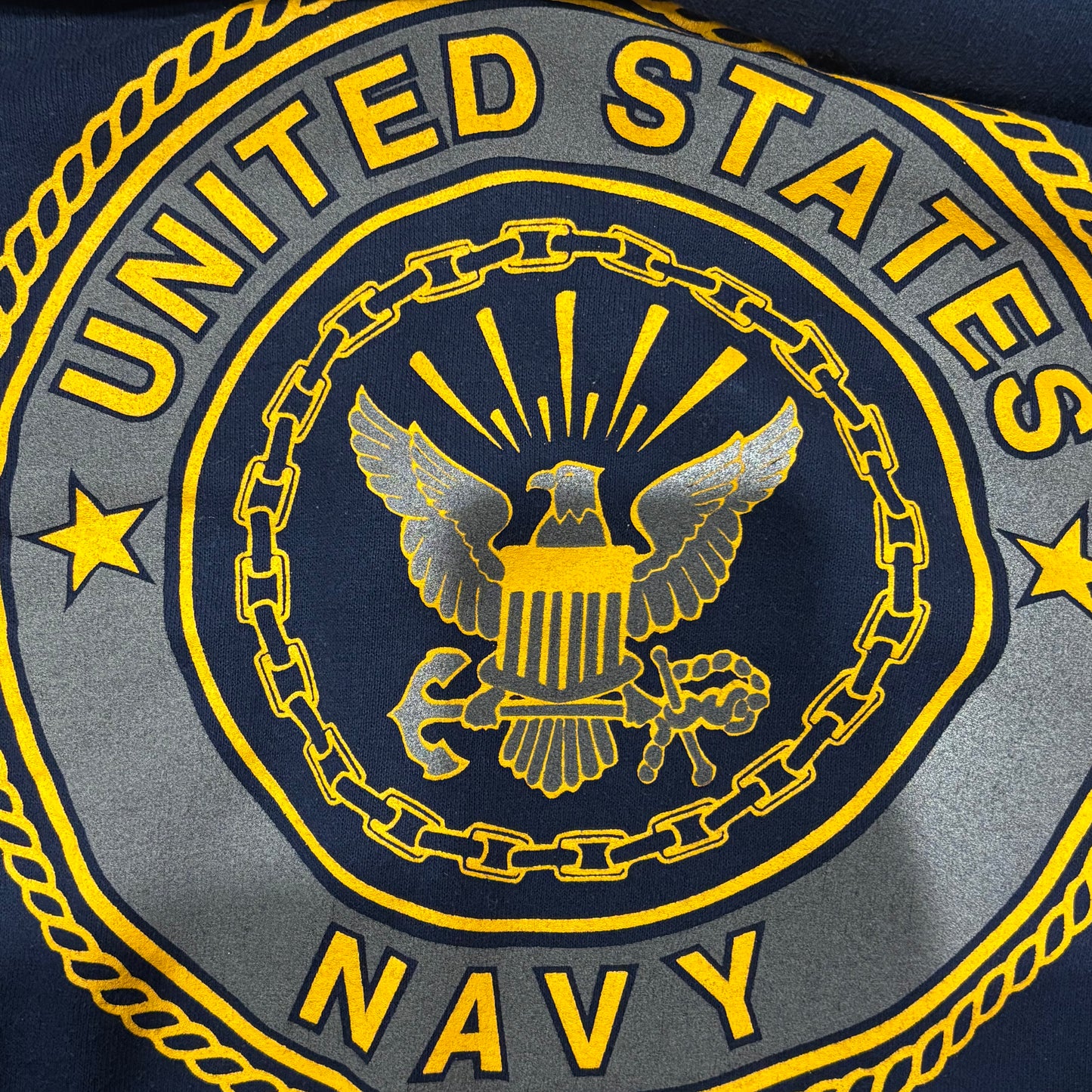 80's Soffe US NAVY ミリタリースウェット 紺 (サイズ不明)/B1394S-SO