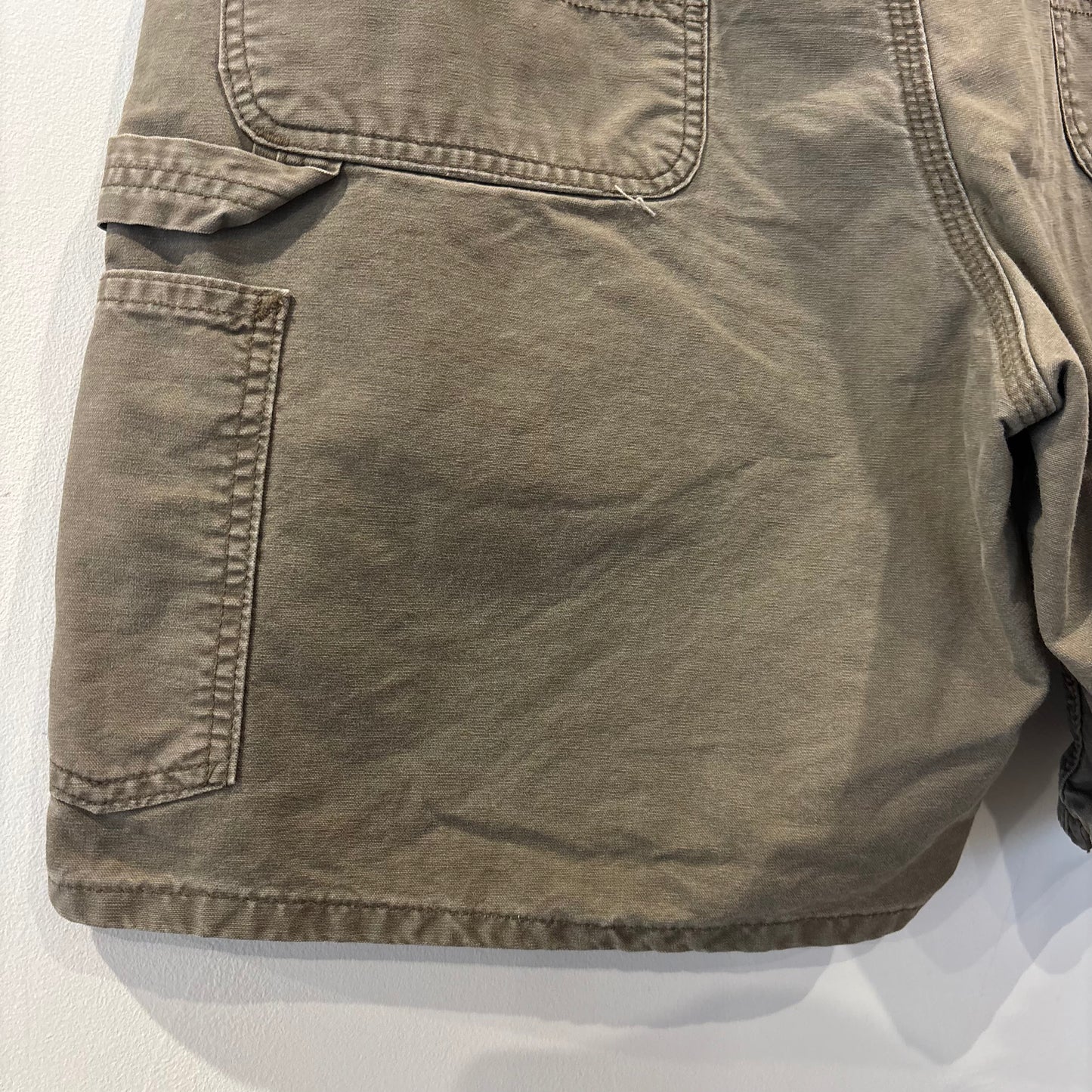 00's Carhartt カーハート ダック ハーフパンツ ブラウン系 (サイズ不明 w35相当)/B4028P-SO