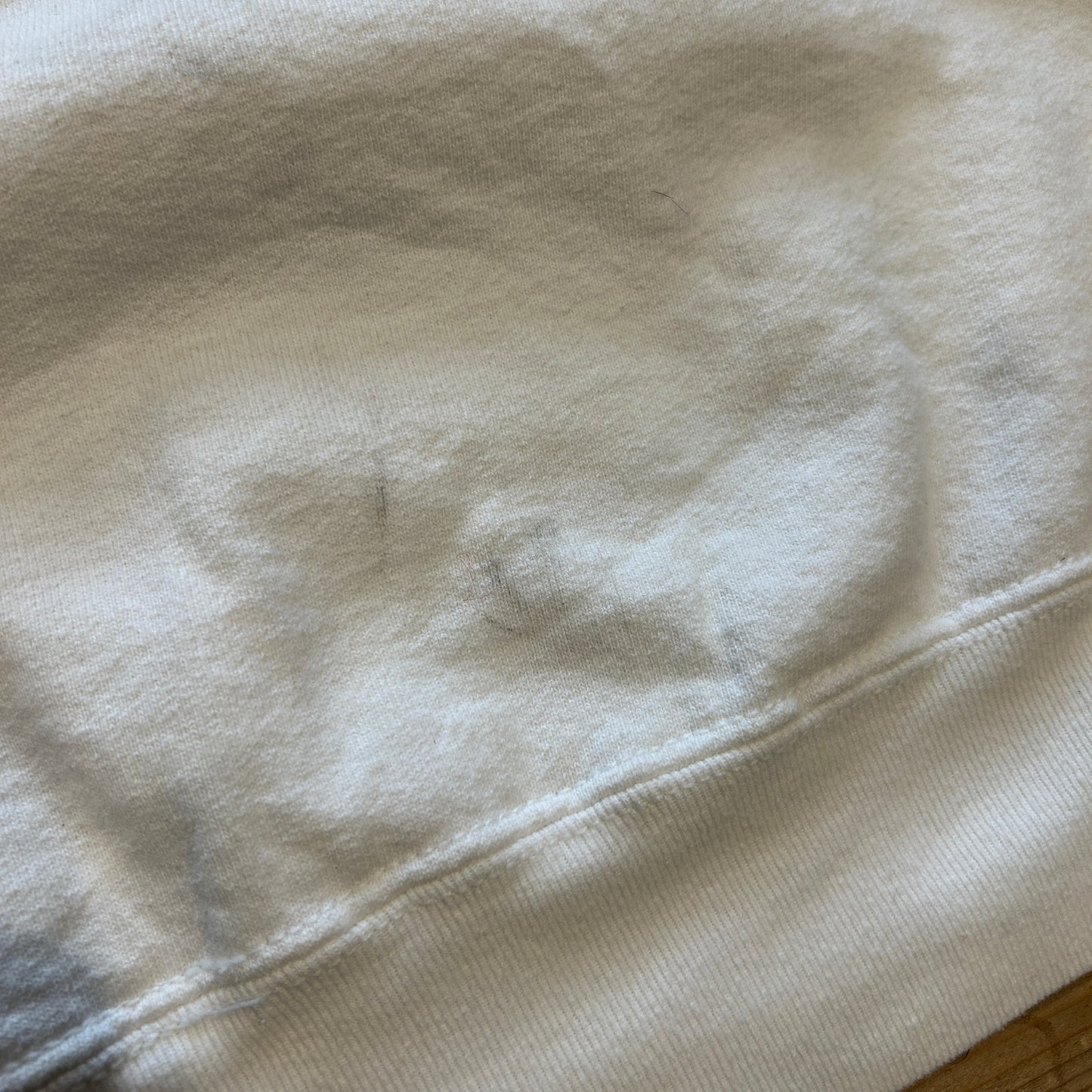 90's Fruit of the Loom"LET'S PEACE IT TOGETHER" アートスウェット 白(XL)/B0951S-SO