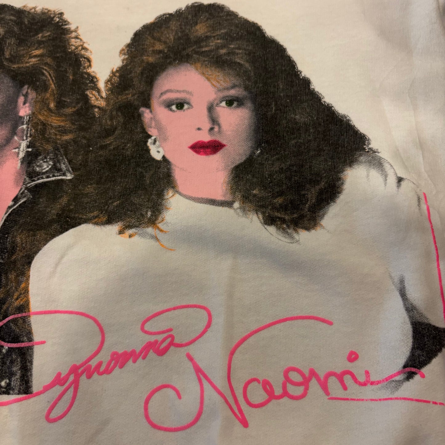 90's Tennessee River The Judds Wynonna&Naomi 1991ツアー スウェット 白 L /A8198S-SO
