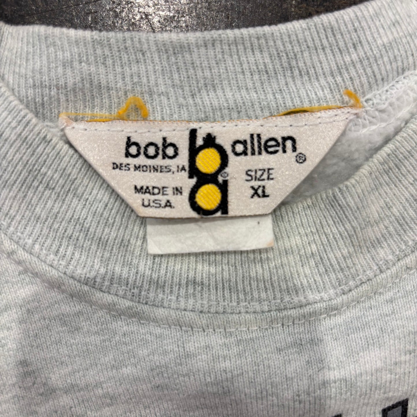 90's Bob Allen ドッグプリント アニマル スウェット グレー XL /B2925S-SO