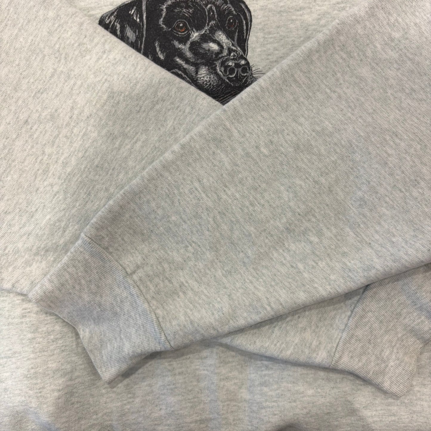 90's Bob Allen ドッグプリント アニマル スウェット グレー XL /B2925S-SO