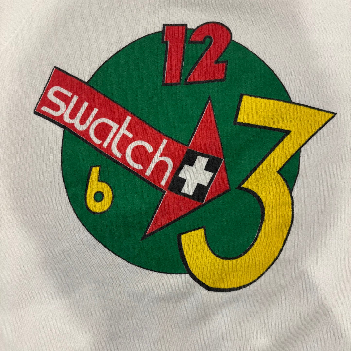 90's FRUIT OF THE LOOM SWATCH 企業 スウェット 白 L /A2948S-SO