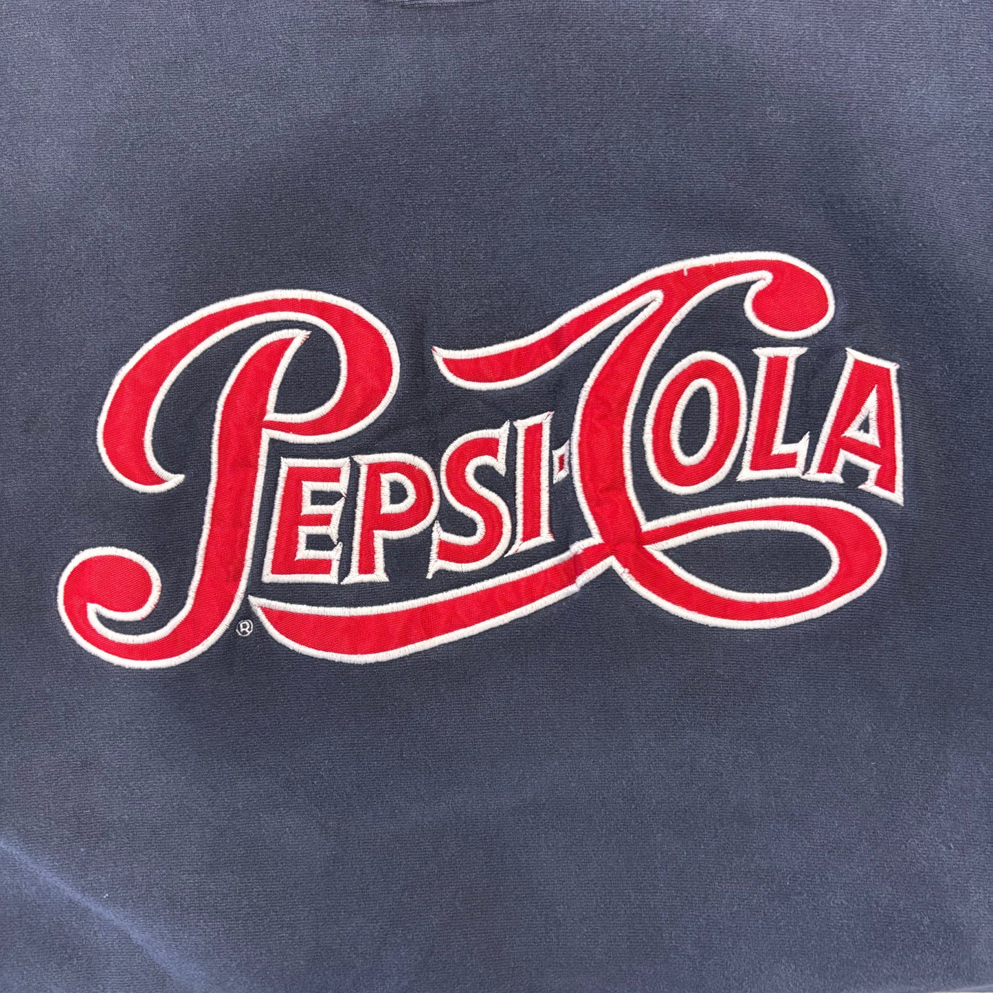 90's MV SPORT PEPSI COLA リバースウィーブ 企業 スウェット ネイビー L /B3058S-SO