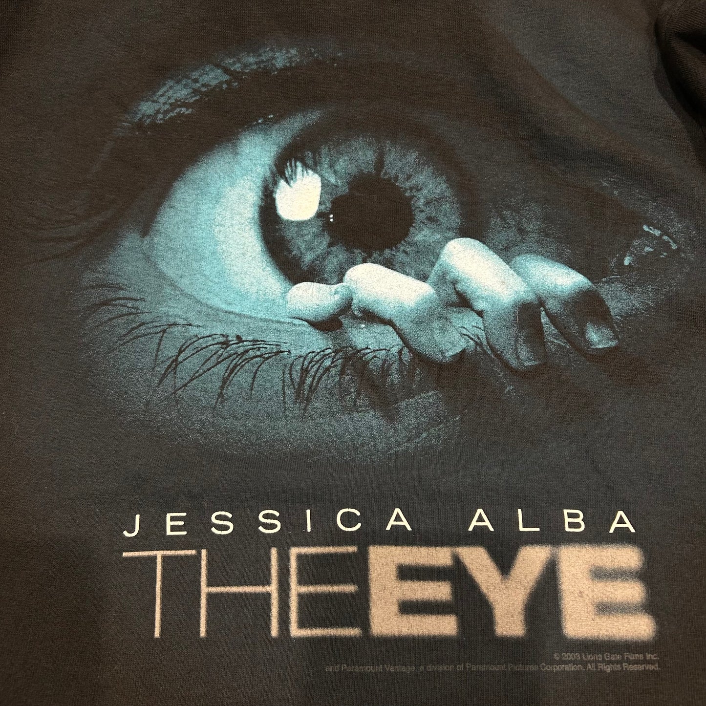00's JERZEES"THE EYE"ムービーTシャツ ジェシカ・アルバ 黒(XL)/A6595T-SO