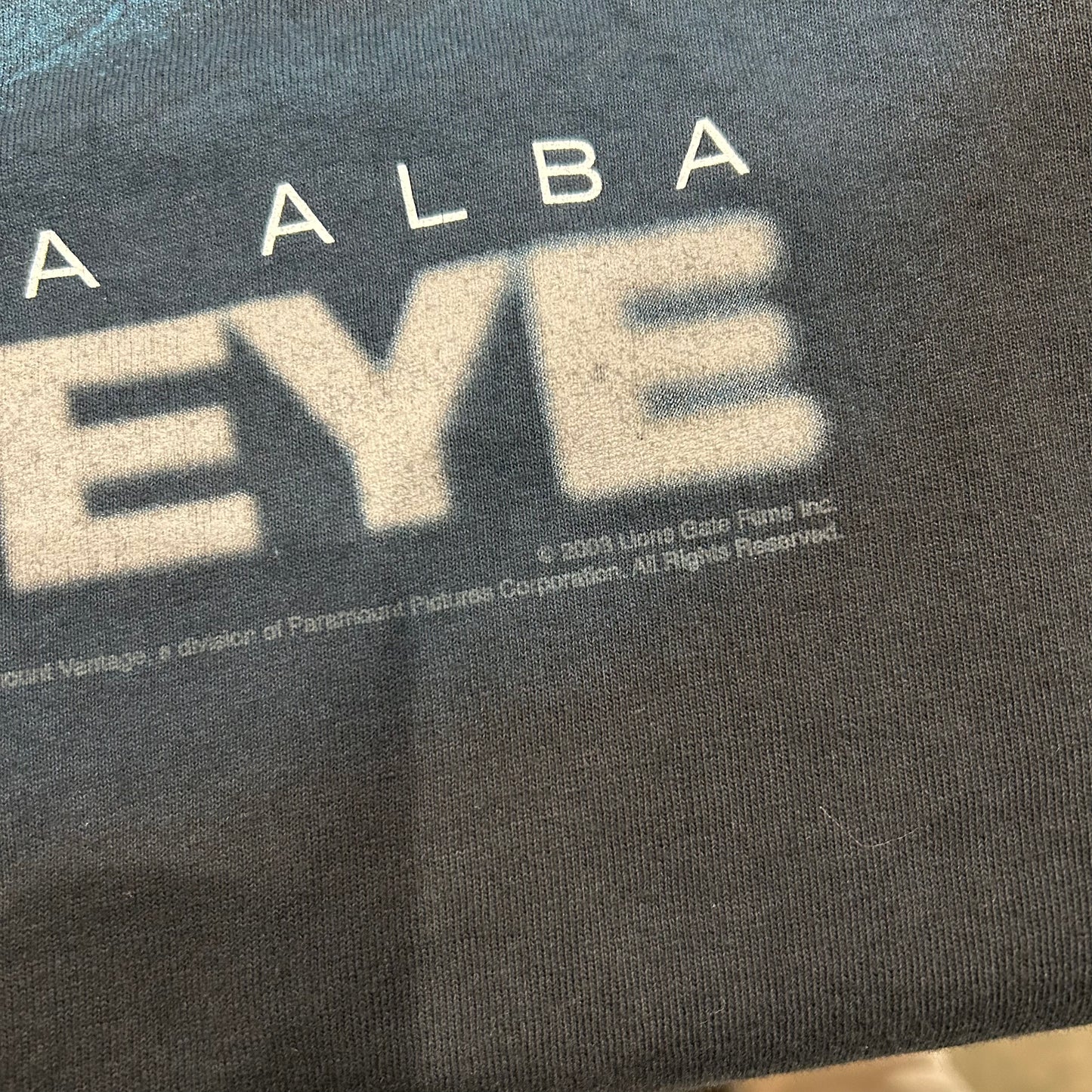 00's JERZEES"THE EYE"ムービーTシャツ ジェシカ・アルバ 黒(XL)/A6595T-SO