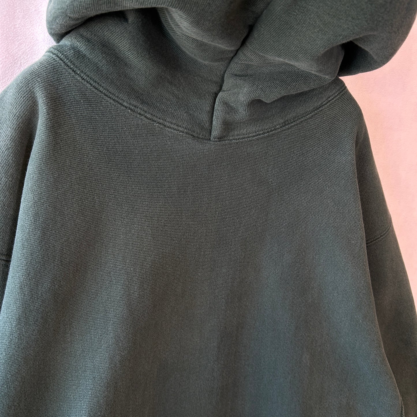 90's Champion Reverse Weave リバースウィーブ IOWA フーディー スウェット グリーン USA製(XXL)/C0946R-SO